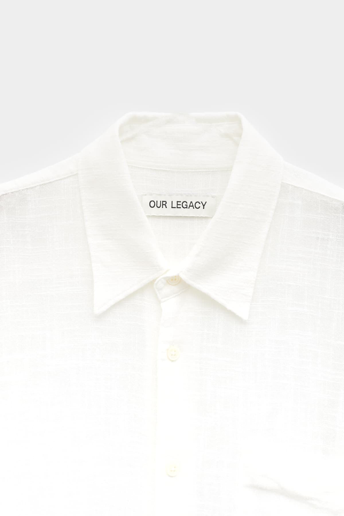 OUR LEGACY OFF WHITE COCO SHIRT