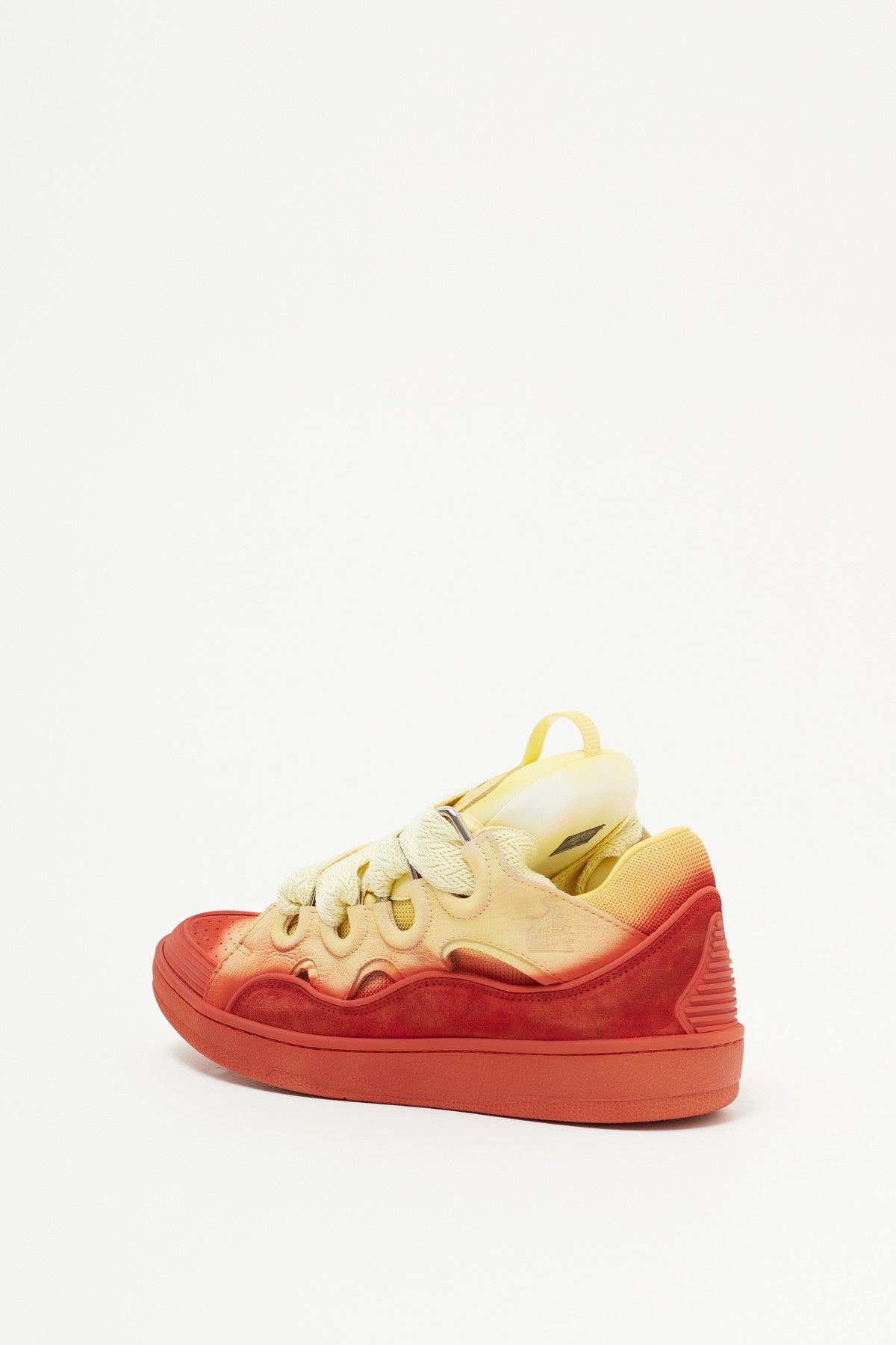 LANVIN VENUS DUNE RADIENT SPRAY EFFECT CURB SNEAKERS