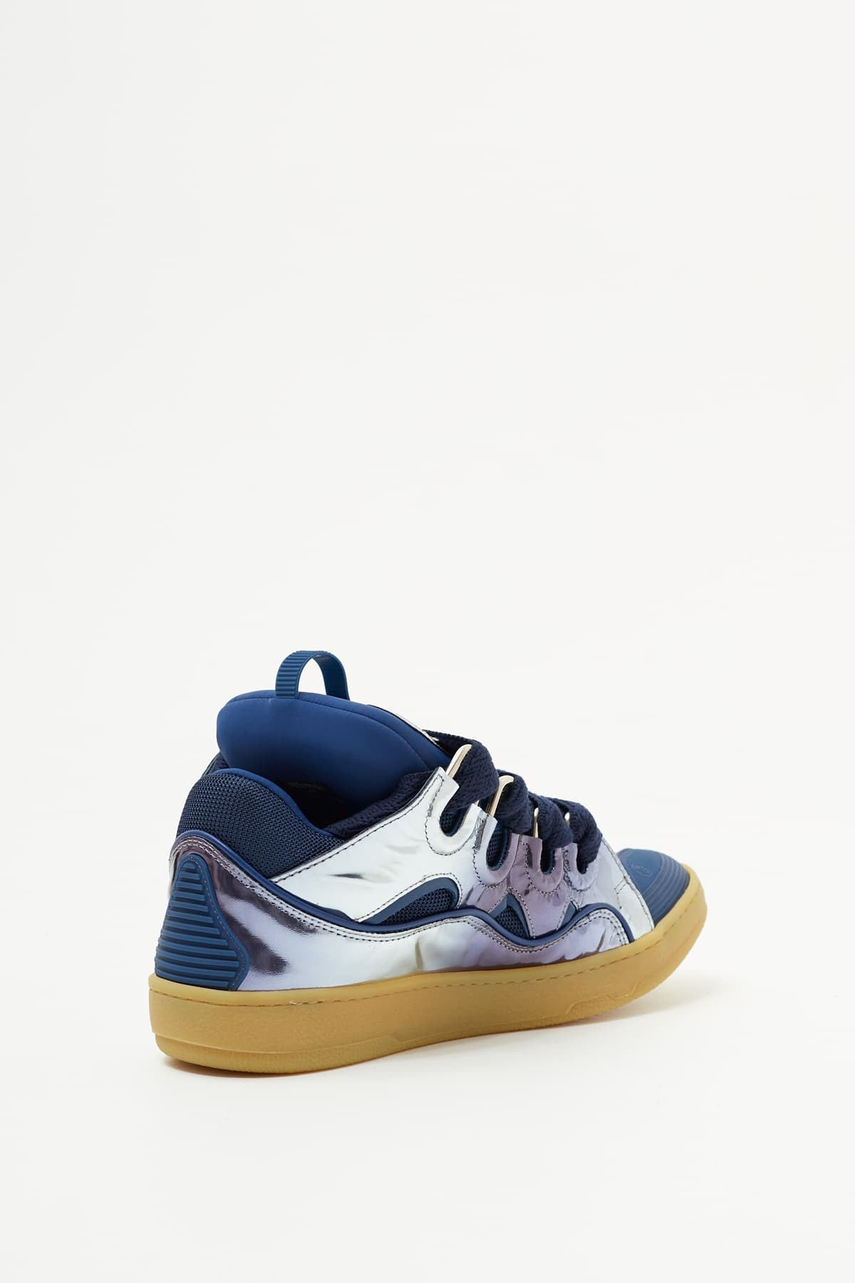 LANVIN CORNFLOWER CURB SNEAKERS