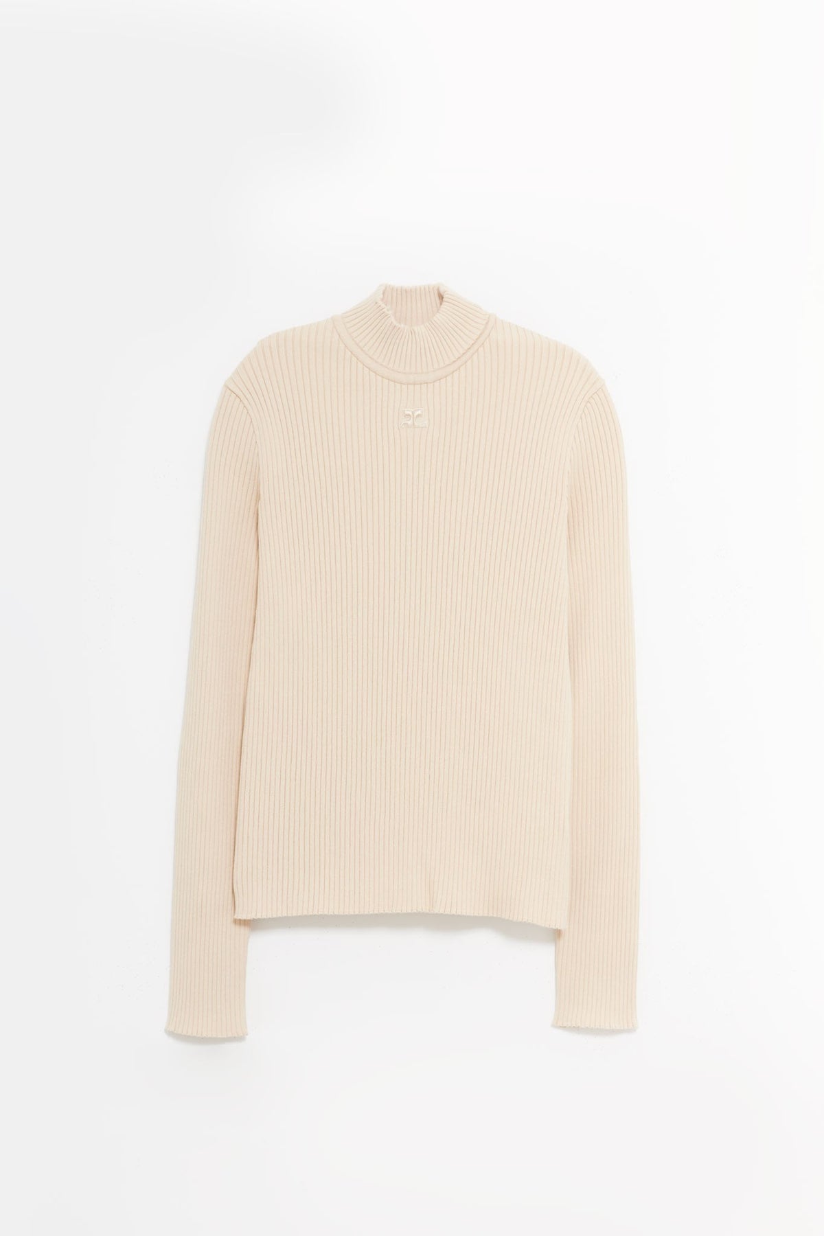 COURREGES SAND REEDITION MOCKNECK SWEATER