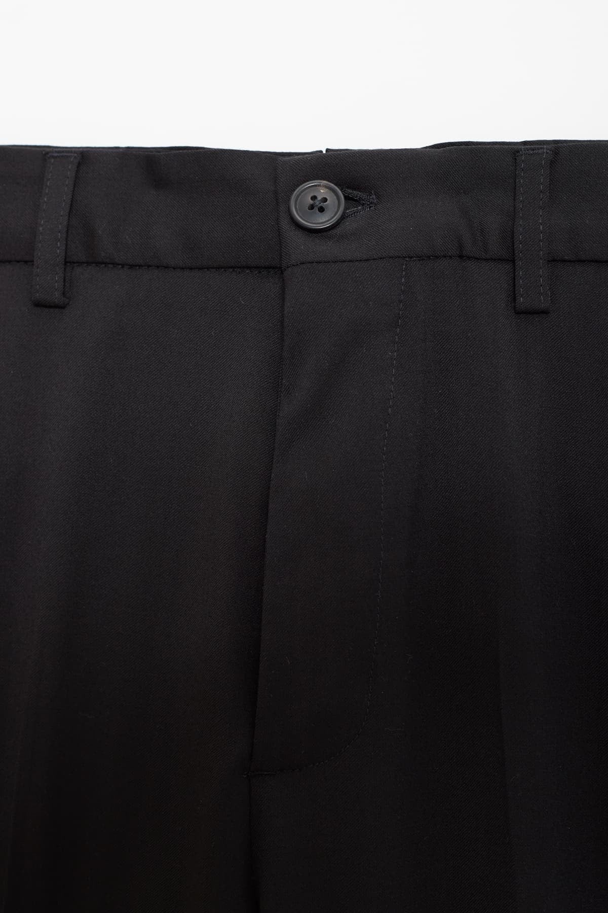 OUR LEGACY BLACK WORSTED CHINO 22 TROUSERS