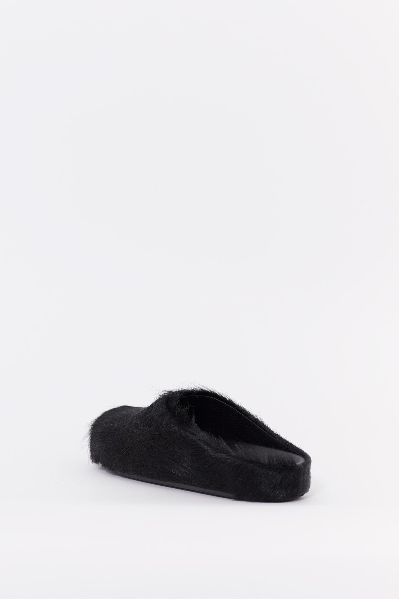 MARNI BLACK FUSSBET SABOT LOAFERS