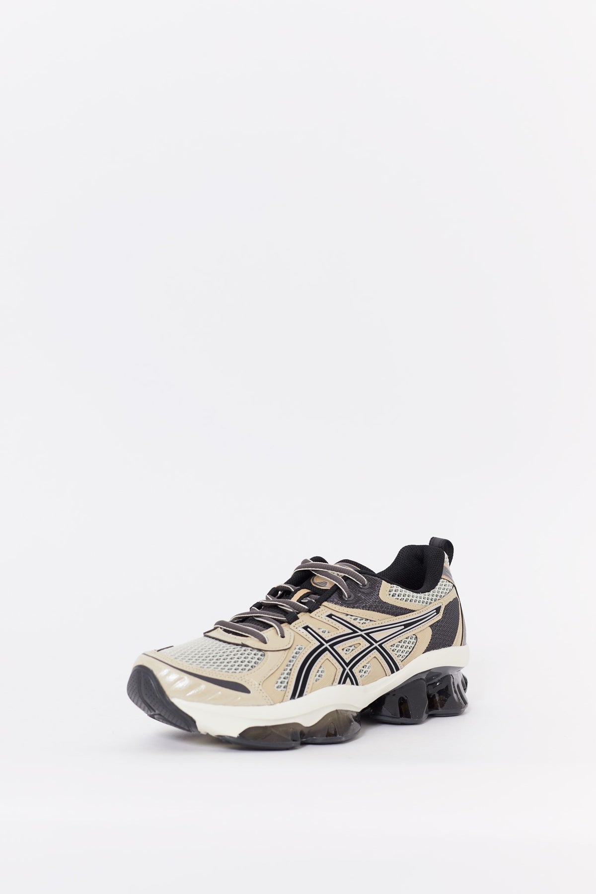 ASICS SAND BLACK GEL QUANTUM KINETIC SNEAKERS