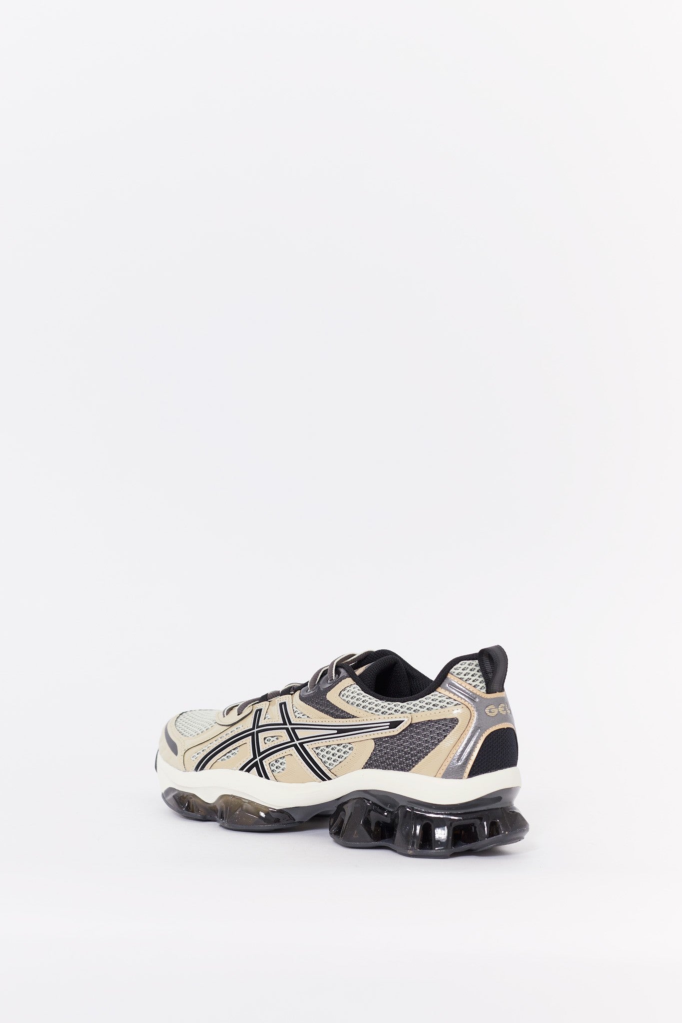 ASICS SAND BLACK GEL QUANTUM KINETIC SNEAKERS