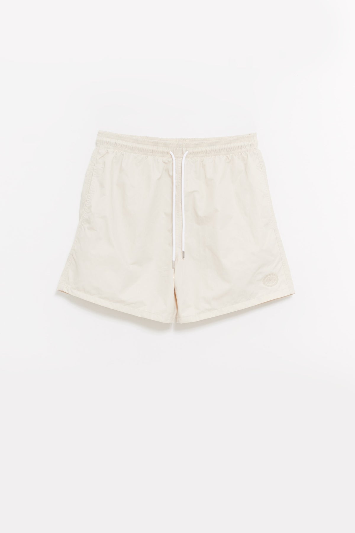 LOUVOIS BEIGE SEAQUAL SWIMMING SHORTS