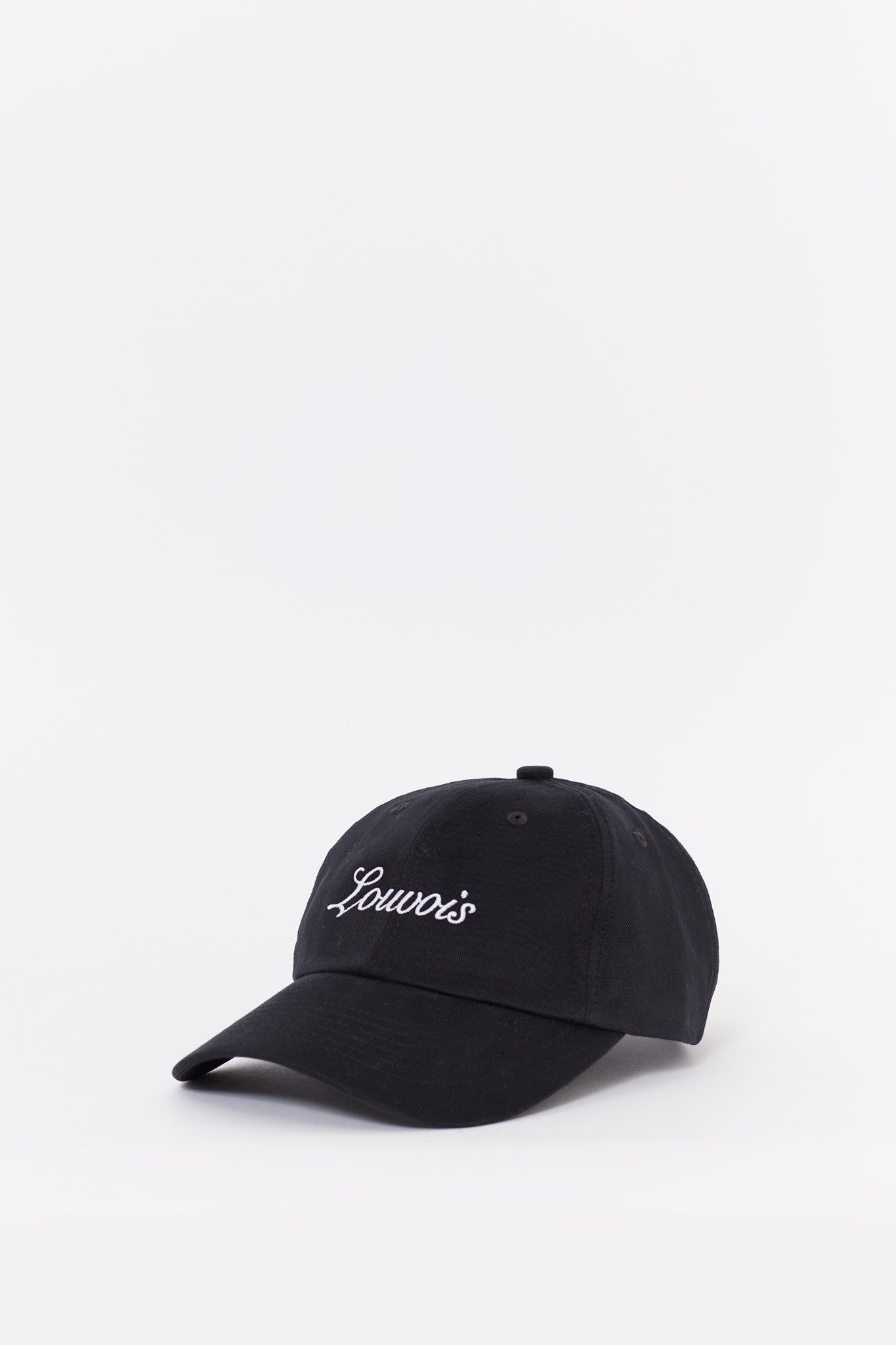 LOUVOIS BLACK LOUVOIS WORDMARK HAT