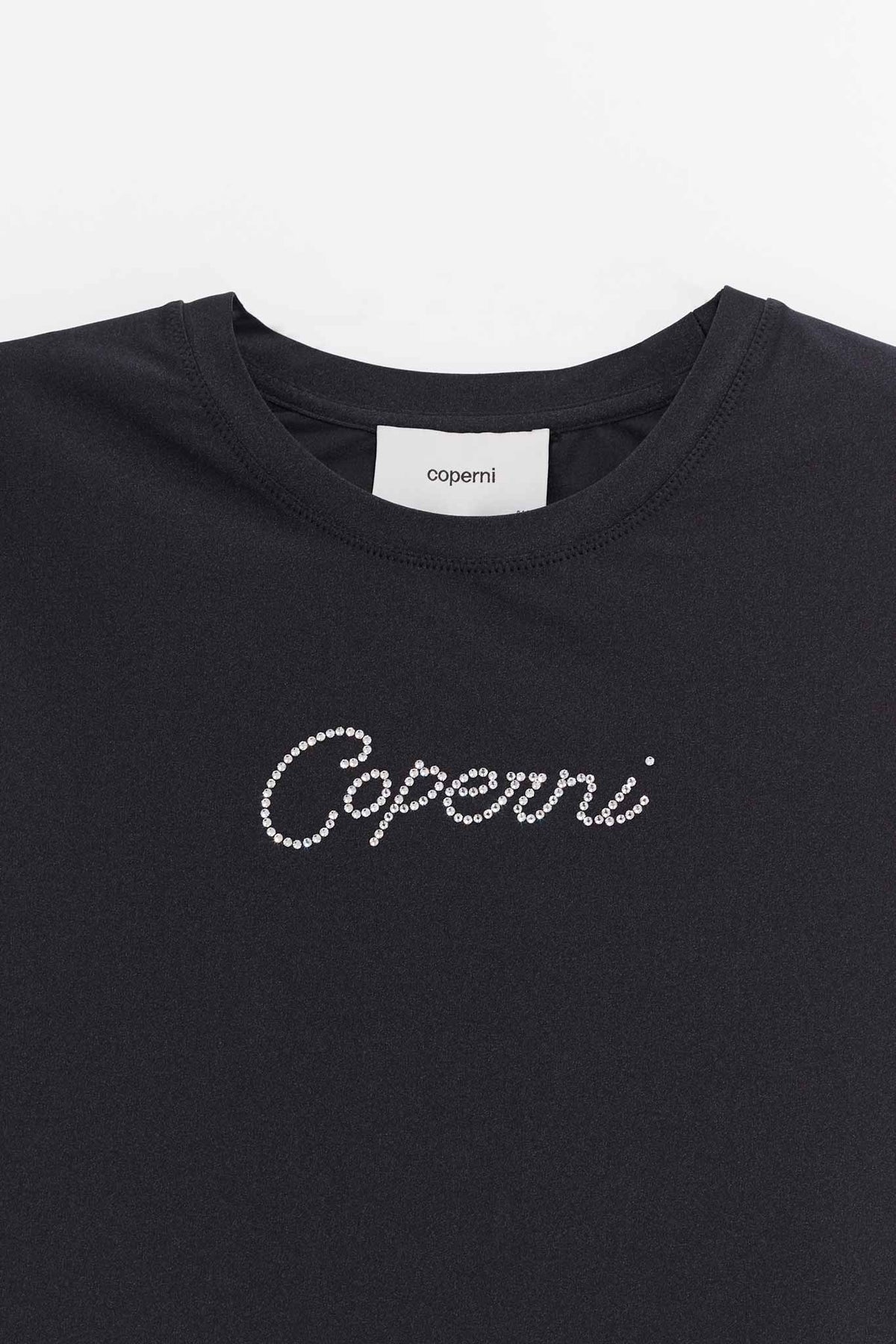COPERNI BLACK CRYSTAL LOGO T SHIRT