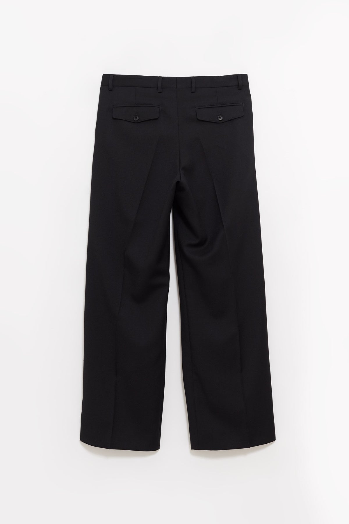 SUNFLOWER BLACK WIDE PLEATED TROUSER