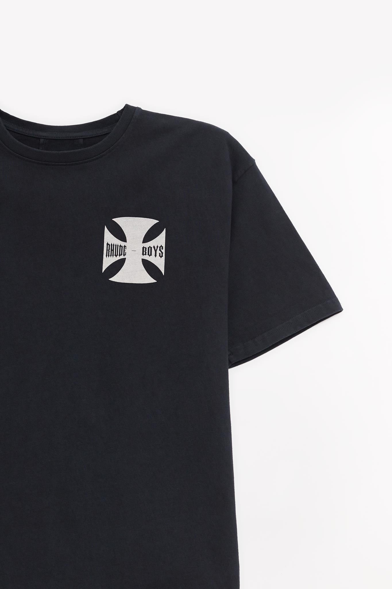 RHUDE VINTAGE BLACK RHUDE BOYS T SHIRT