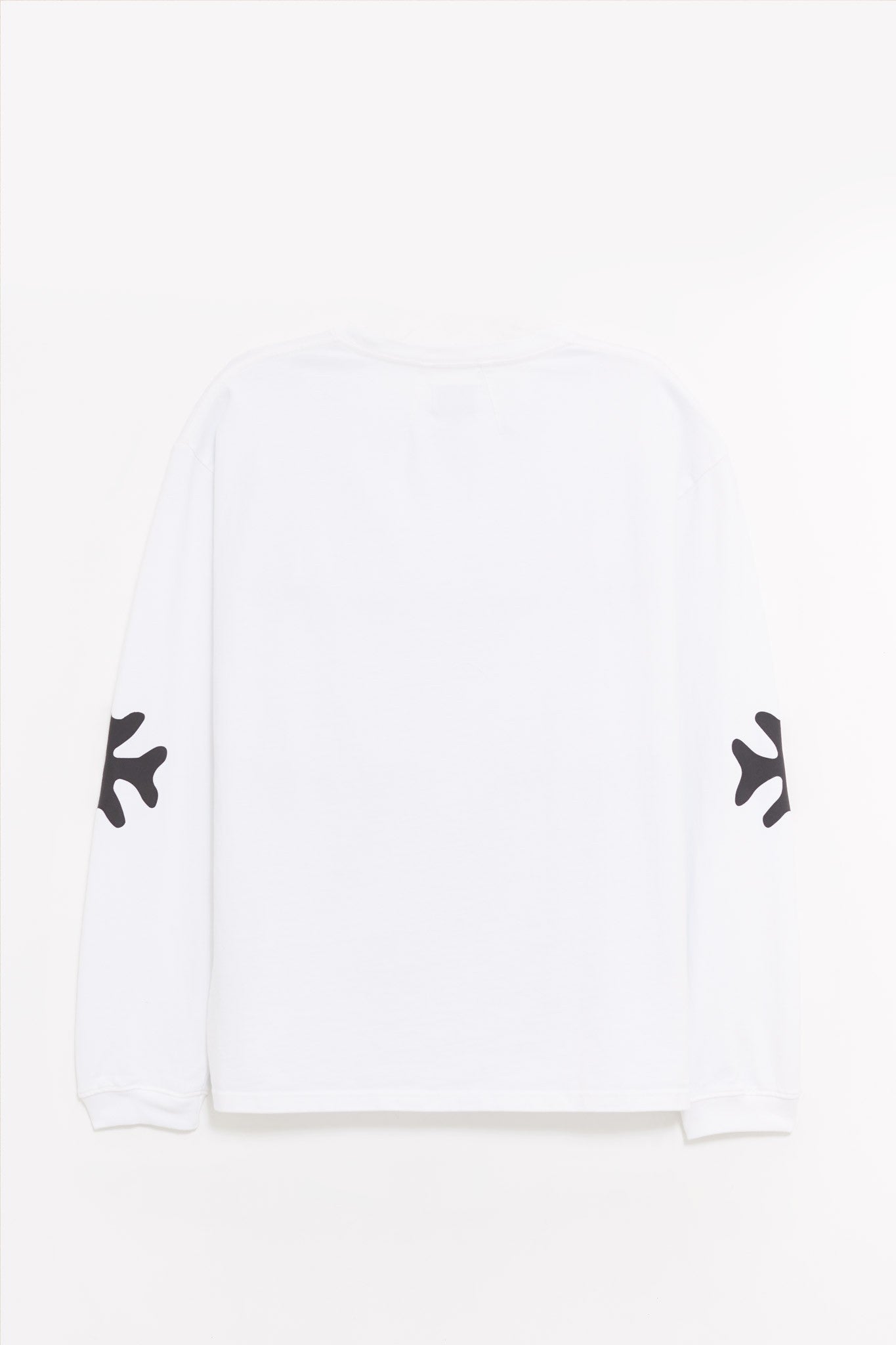 RHUDE WHITE DEIX SHIELD OVERSIZED LS T SHIRT