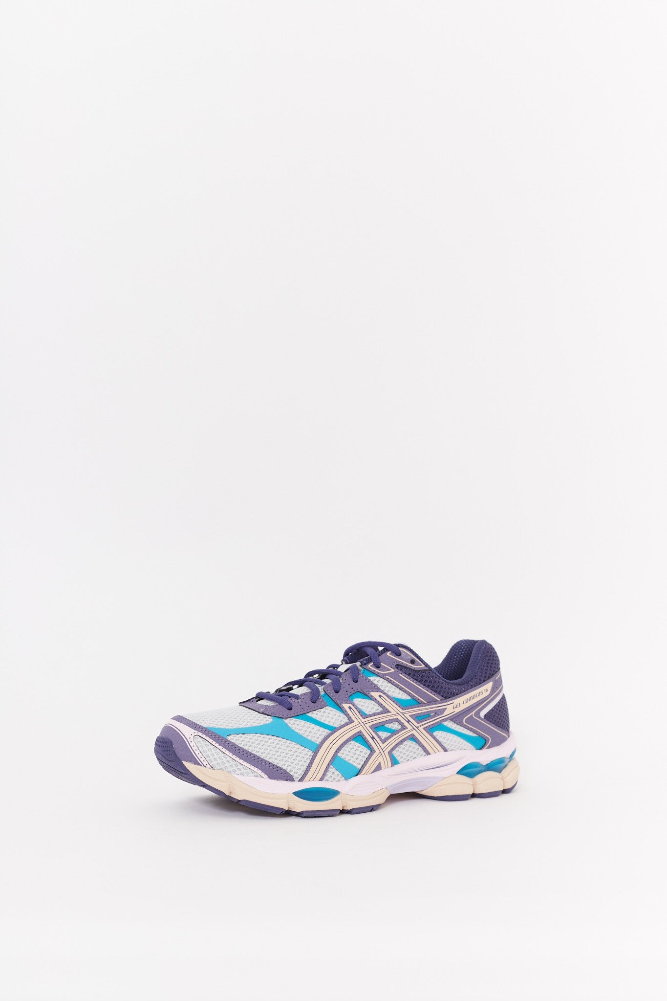 ASICS CLOUD GREY GEL CUMULUS 16 SNEAKERS