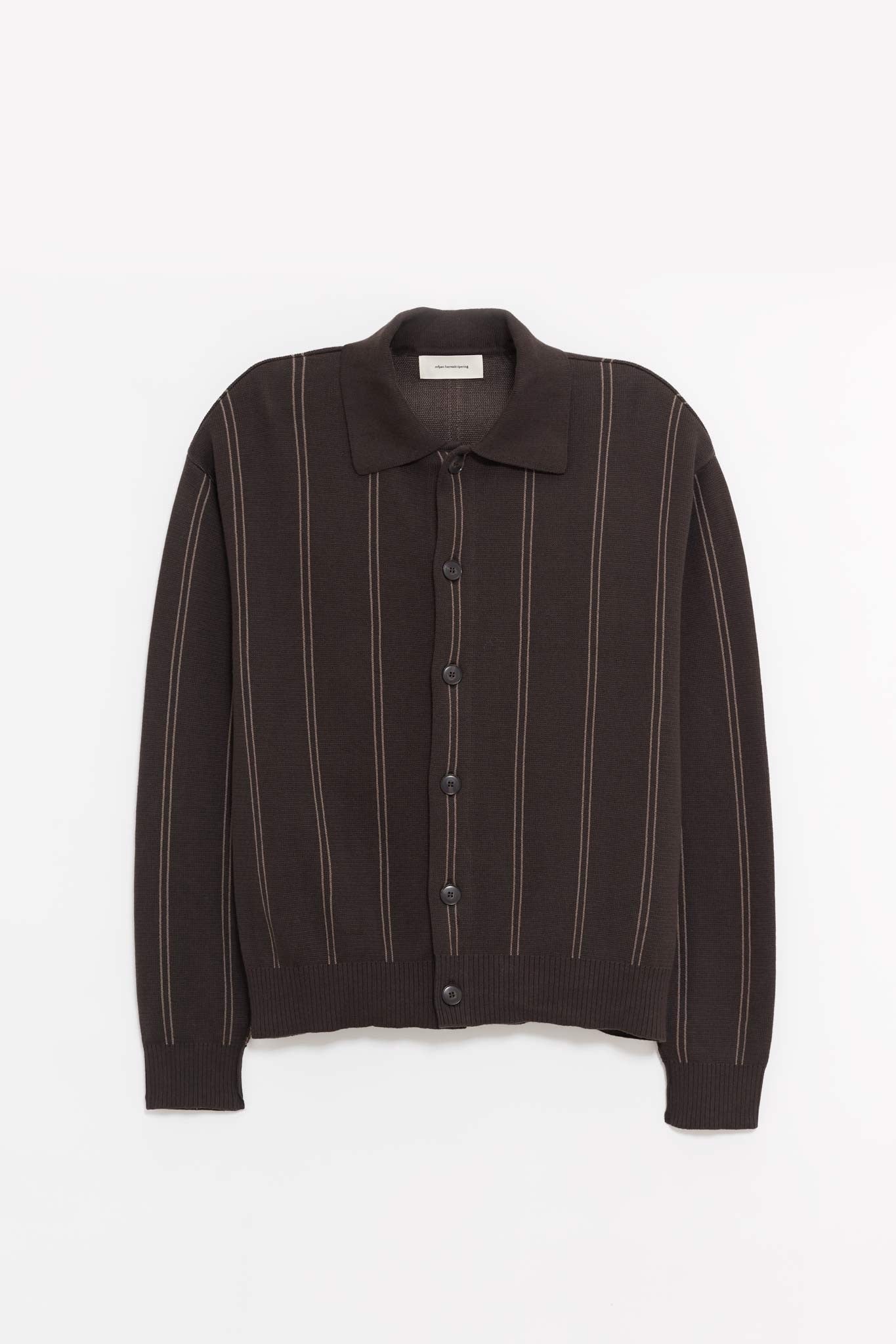 MFPEN BISCUIT STRIPE FORMAL CARDIGAN