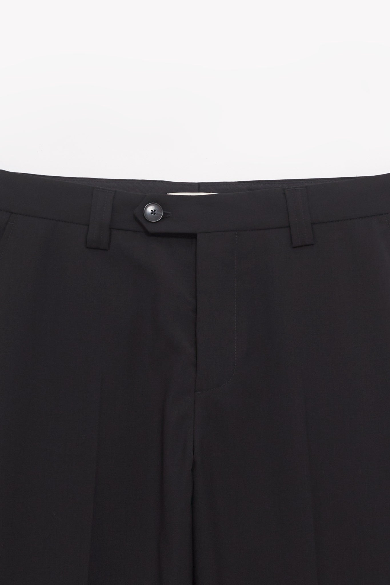 MFPEN BLACK WOOL STUDY TROUSER
