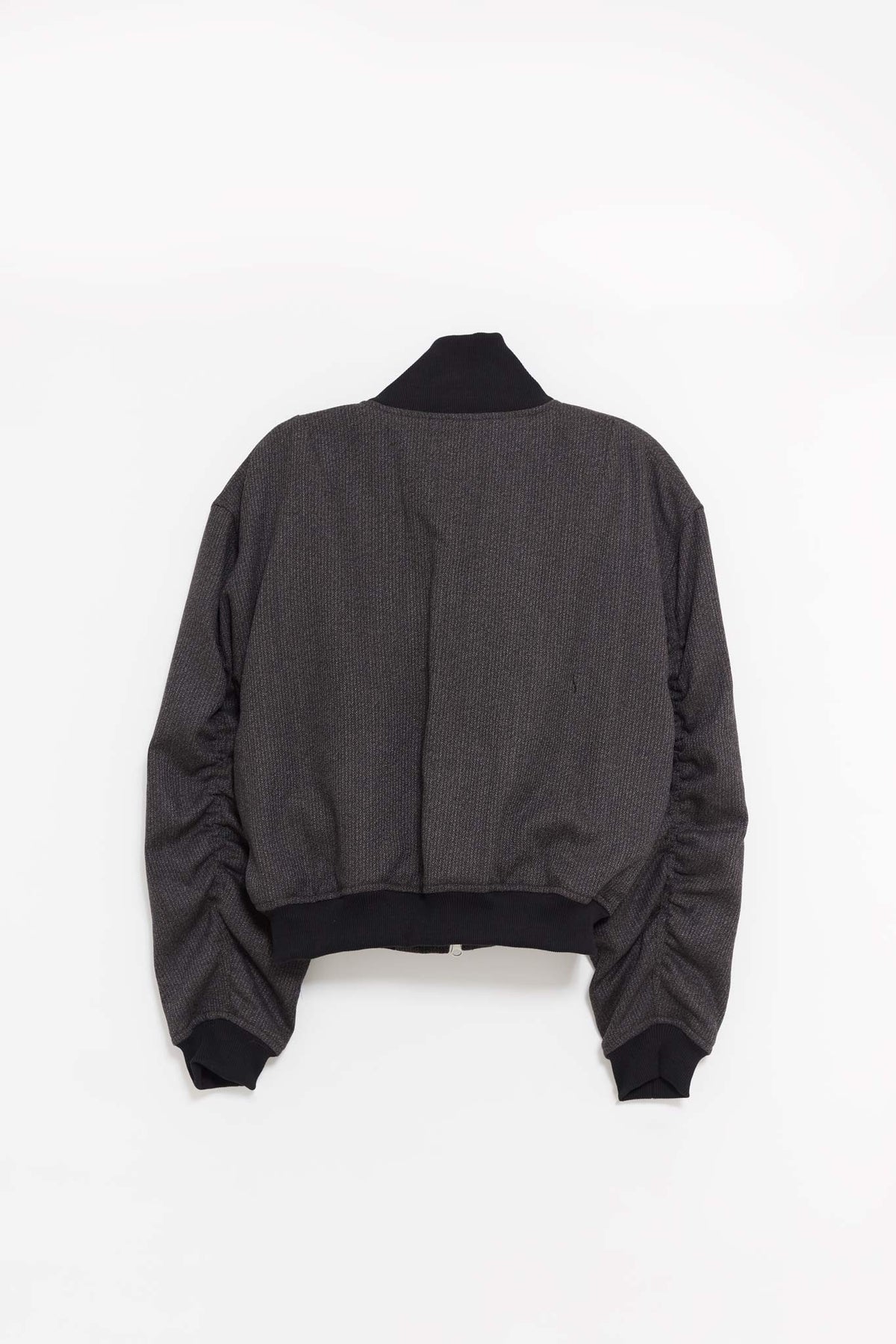 MFPEN BROWN MELANGE STRIPE BLOUSON JACKET