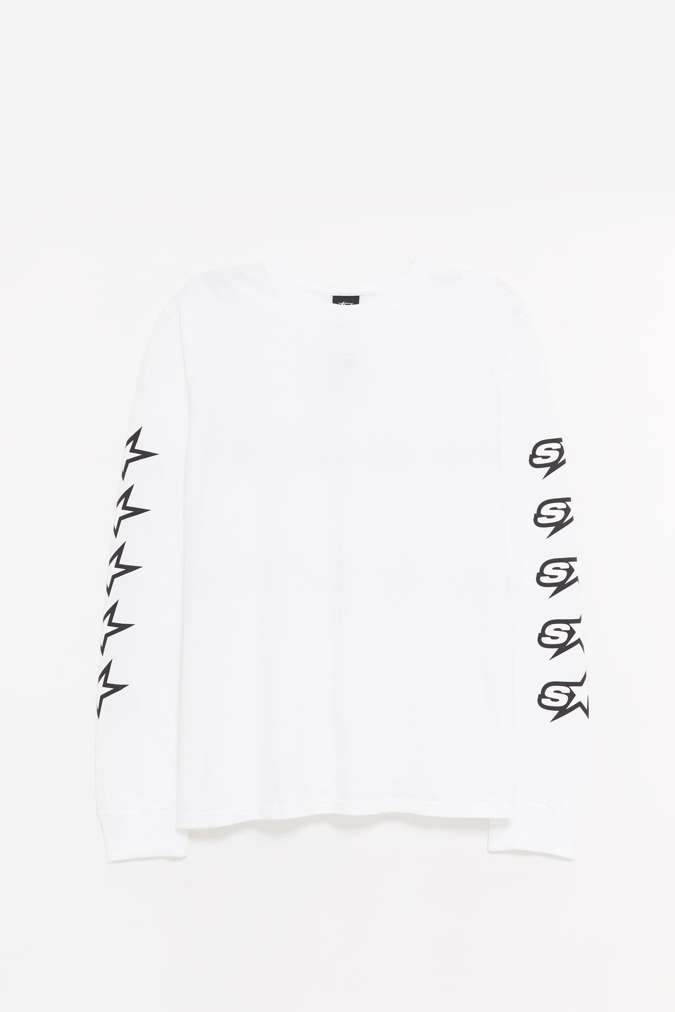 STUSSY WHITE SPEEDWAY LS T SHIRT