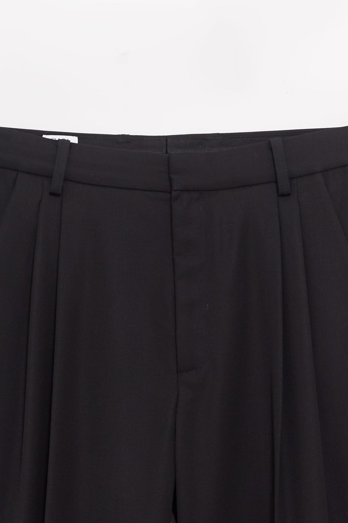 CASABLANCA BLACK PLEAT TROUSER