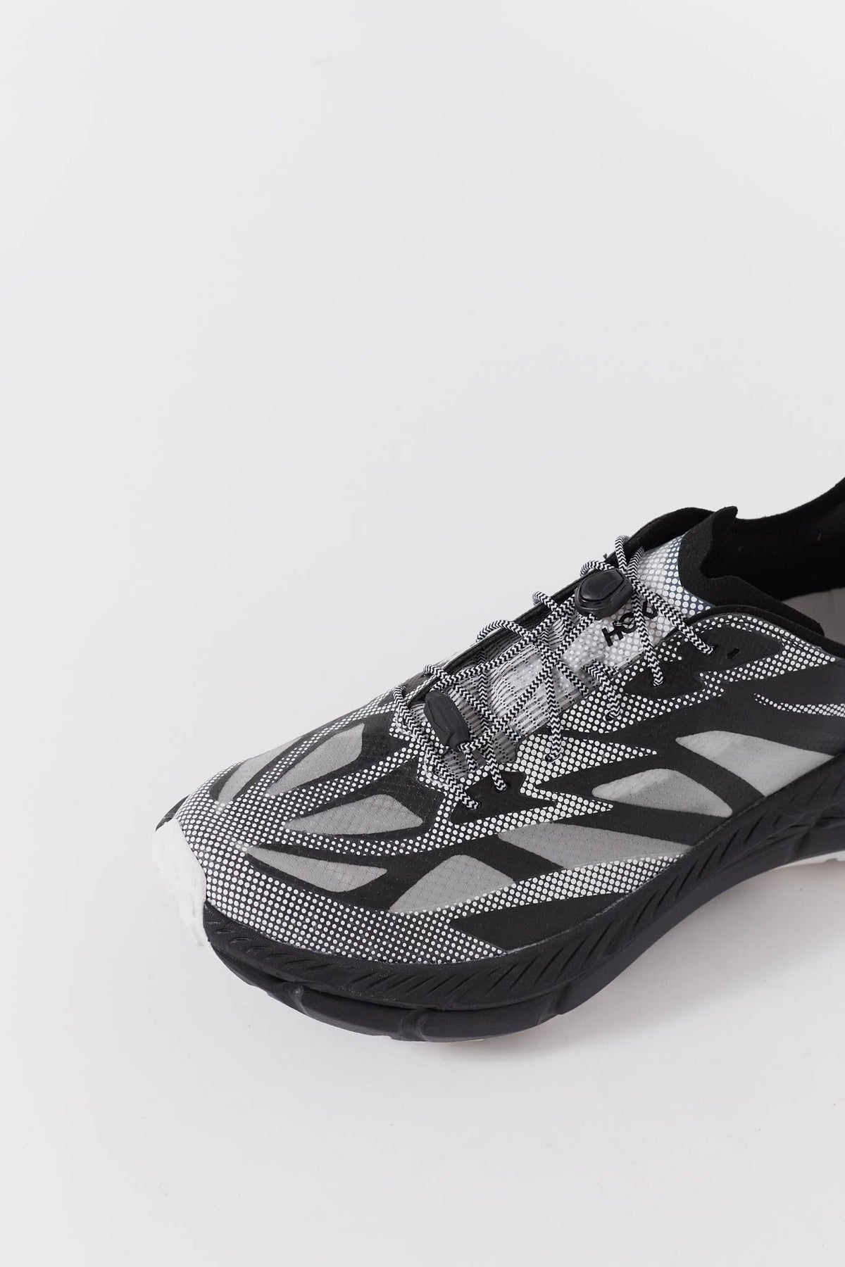 HOKA BLACK WHITE U MAFATE SPEED 4 LITE TS SNEAKERS