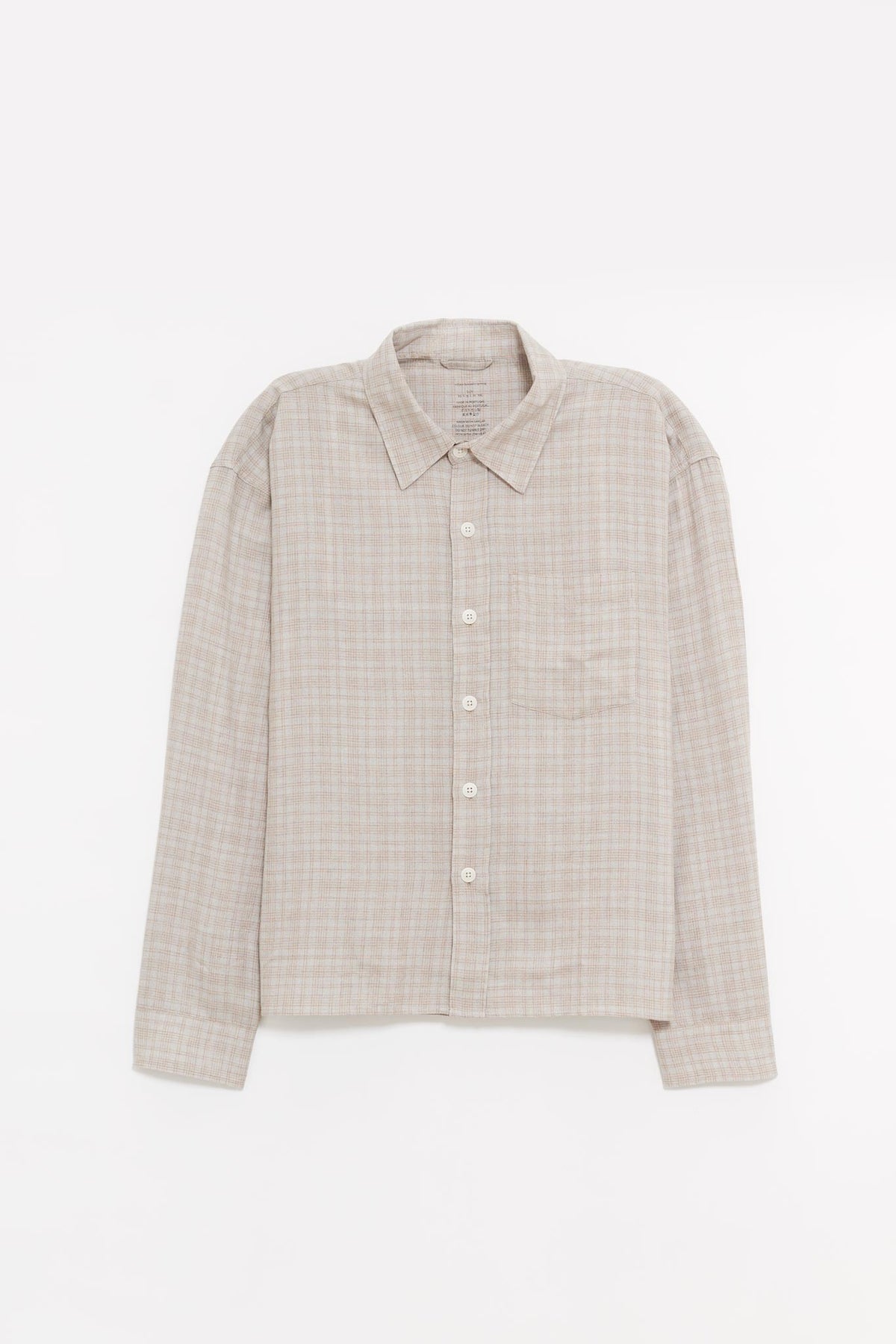 MFPEN SEPIA CHECK PRIORITY SHIRT