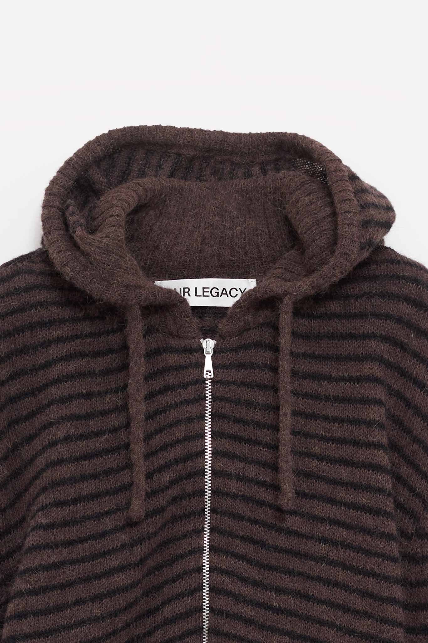 OUR LEGACY DIRT STRIPE COMPACT HOOD JACKET