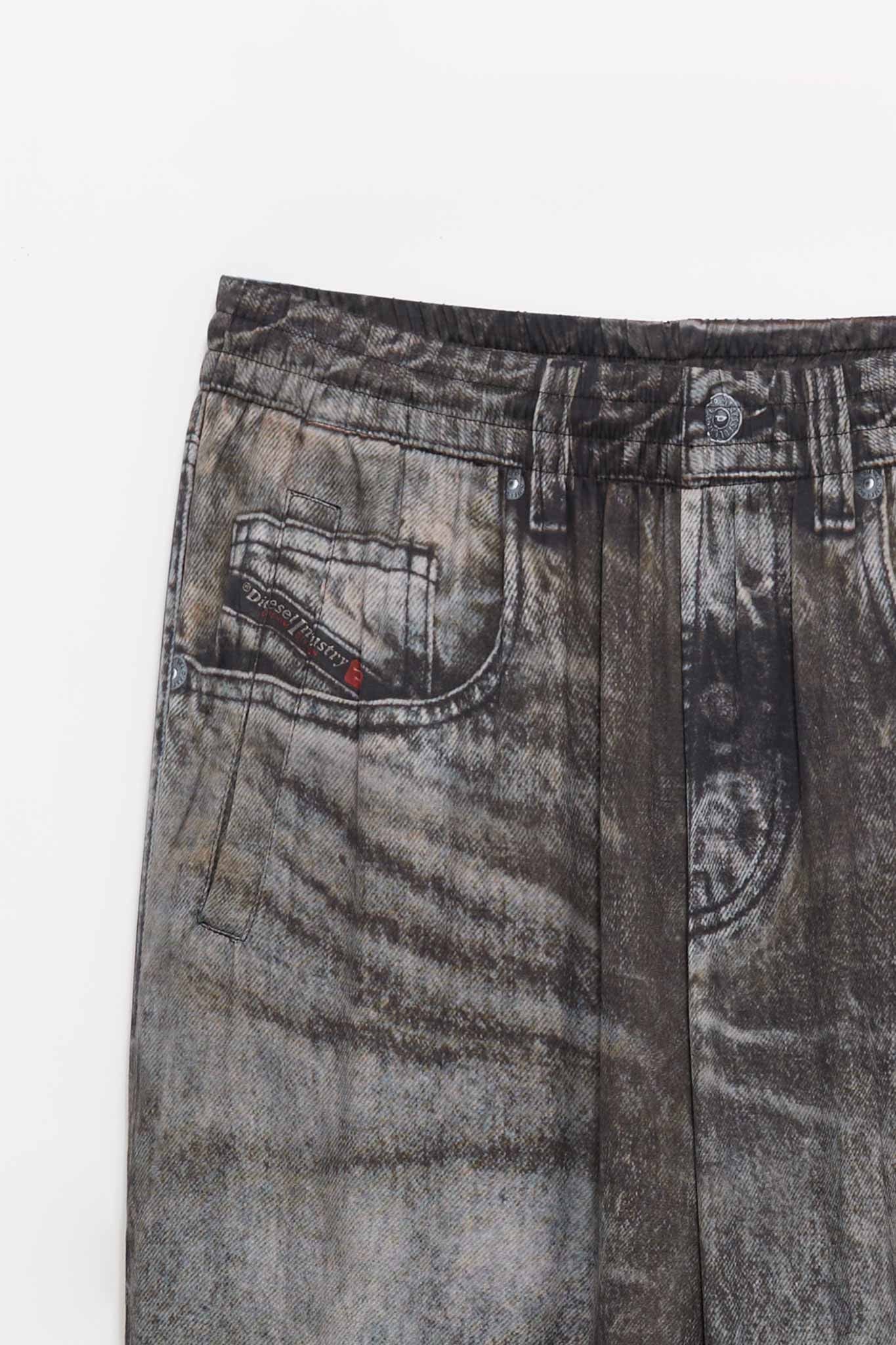 DIESEL BLACK P THECK PIJAMA TROUSER