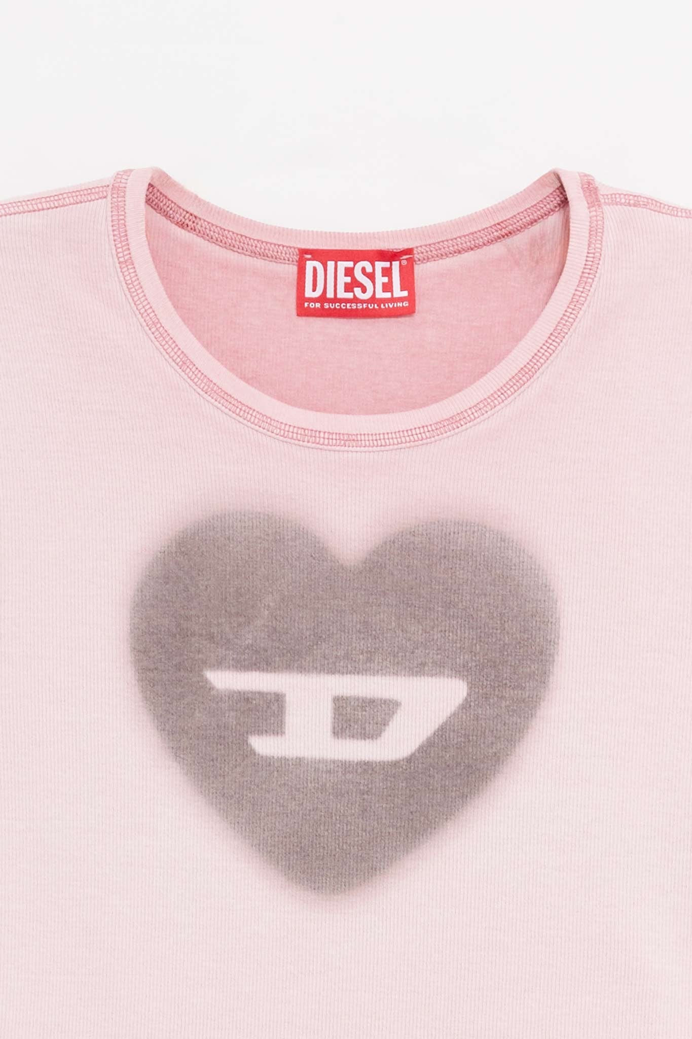 DIESEL PINK T ELE T SHIRT