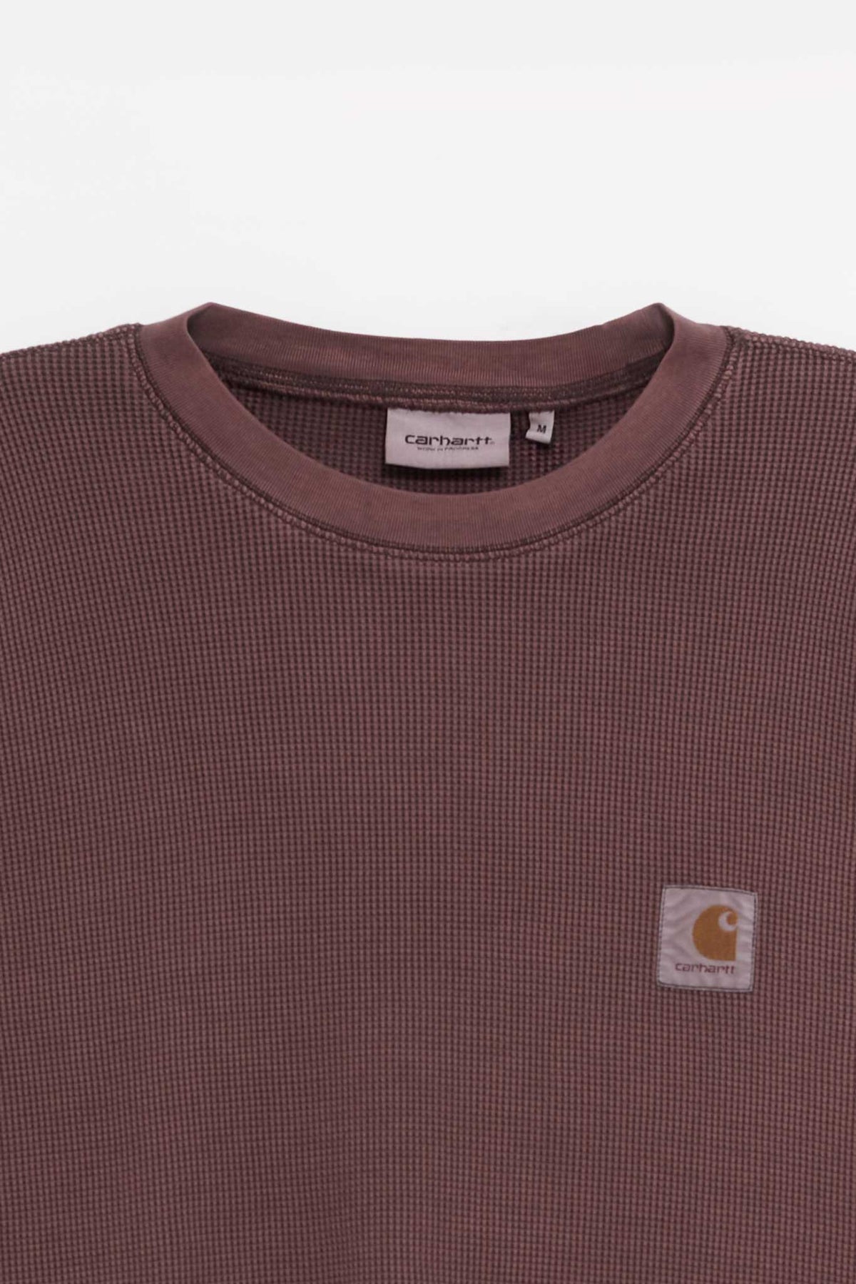CARHARTT WIP PALISANDER L S VISTA WAFFLE T SHIRT