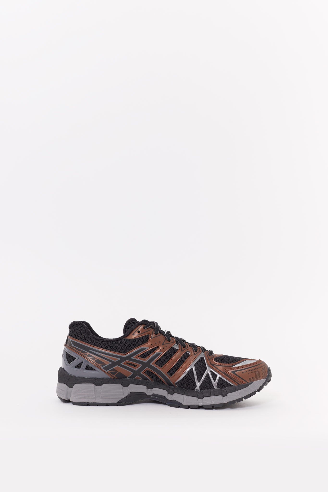 ASICS REDDISH BROWN GEL KAYANO 20 SNEAKERS