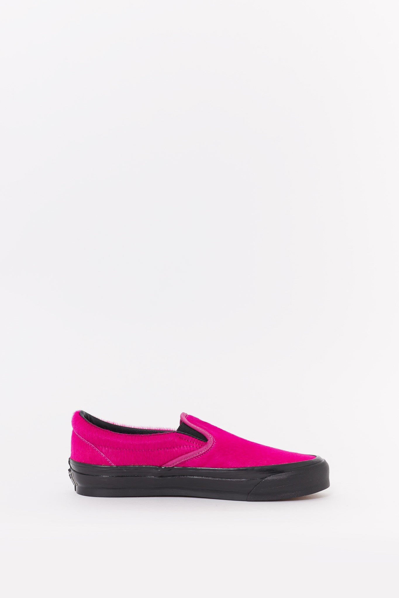 VANS OTW PONY HAIR FUCHSIA LX CLASSIC SLIP ON 98 SNEAKERS