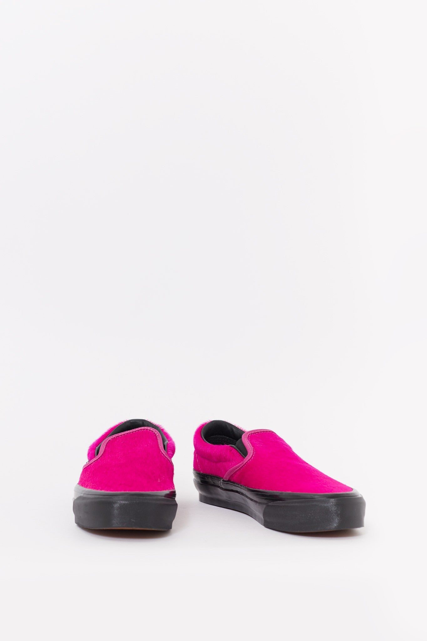 VANS OTW PONY HAIR FUCHSIA LX CLASSIC SLIP ON 98 SNEAKERS