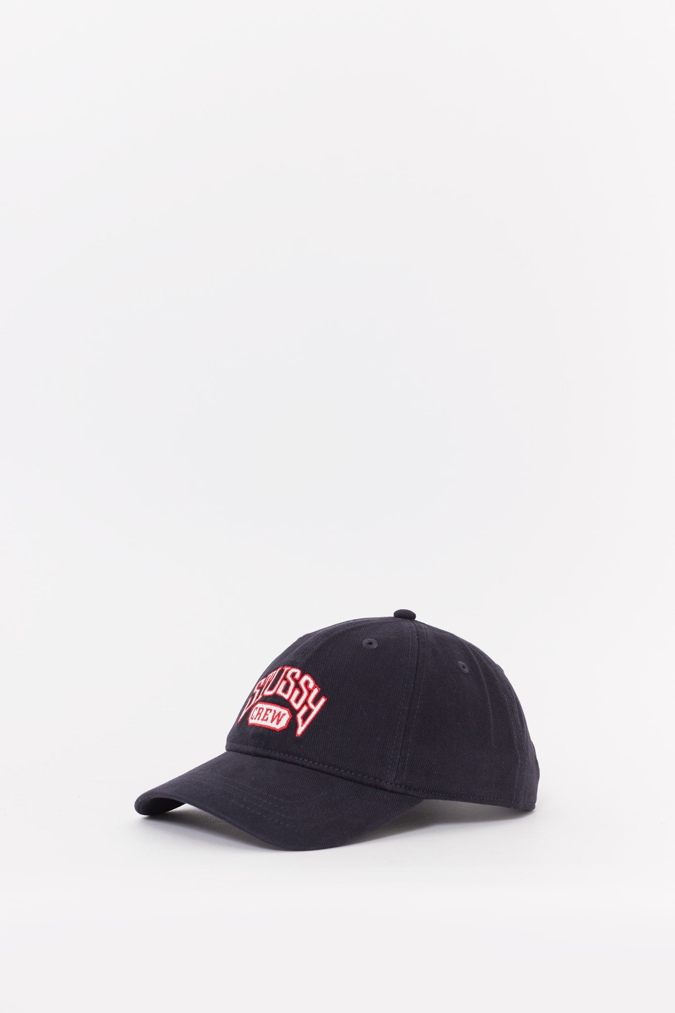 STUSSY NAVY LP CREW STRAPBACK CAP