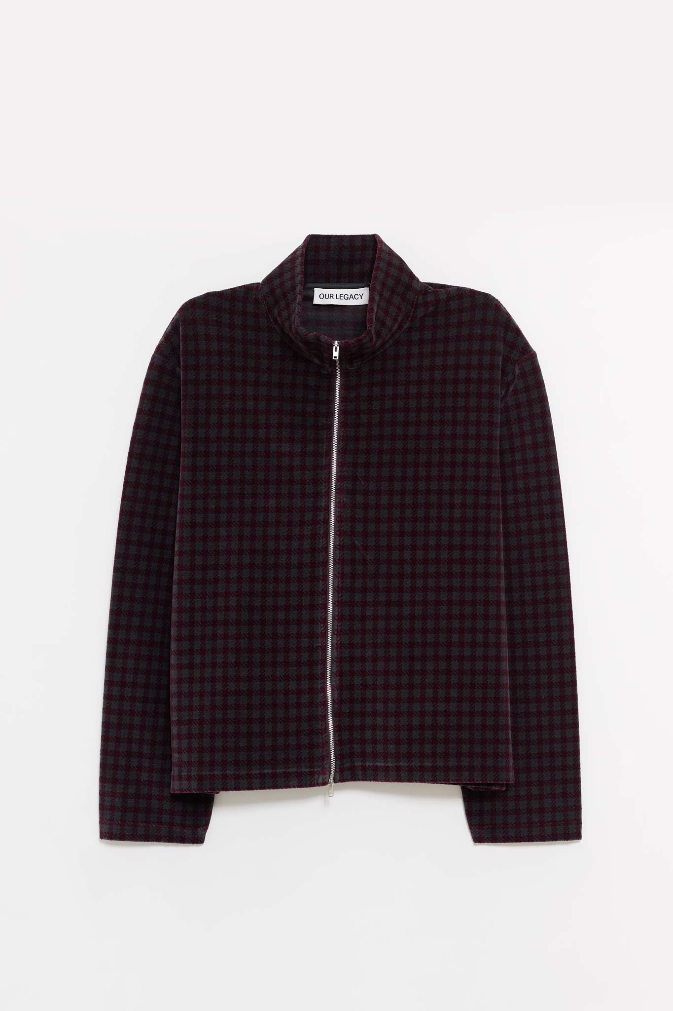 OUR LEGACY MERLOT HOUNDINI SHRUNKEN FULLZIP JACKET