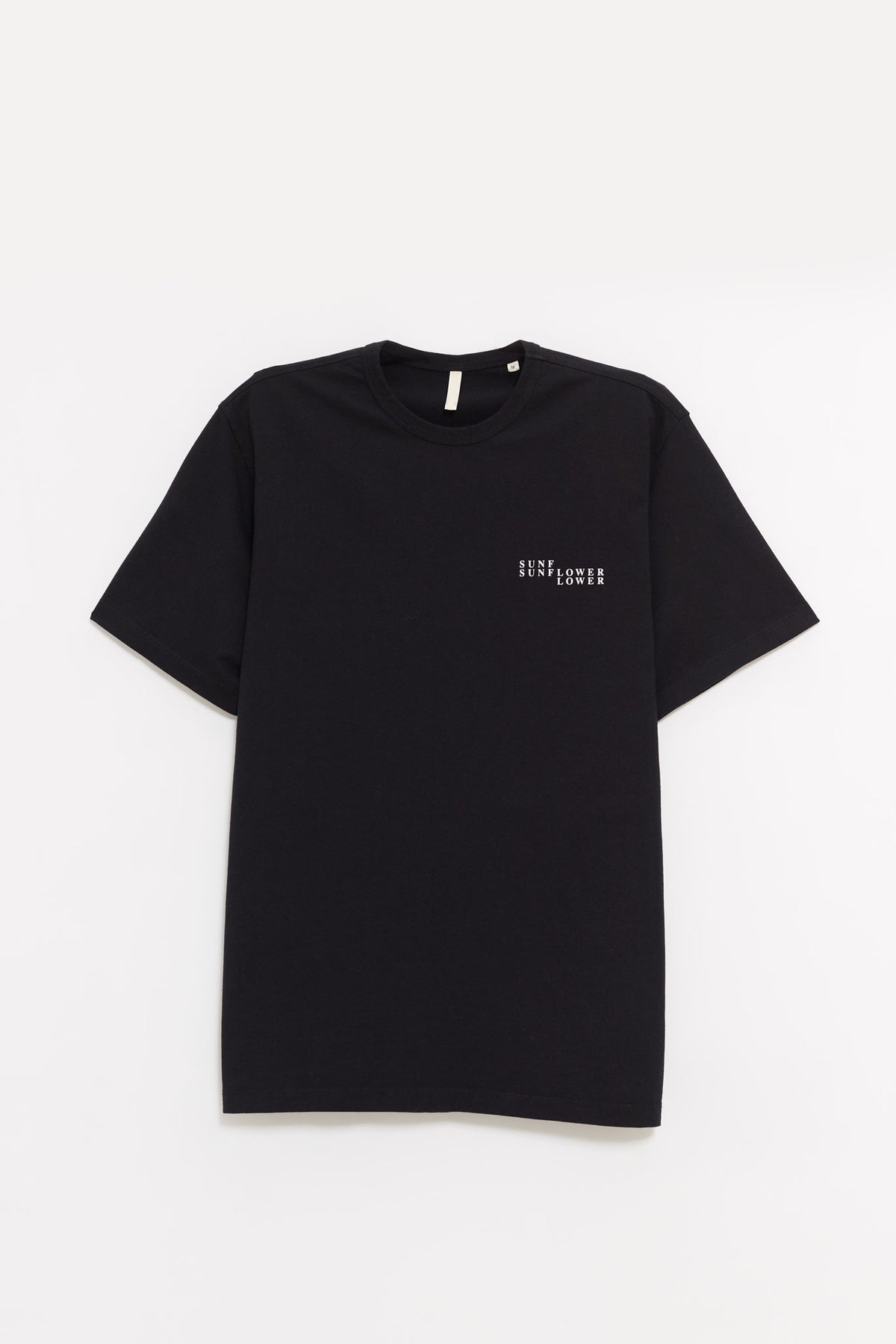 SUNFLOWER BLACK LOGO T SHIRT