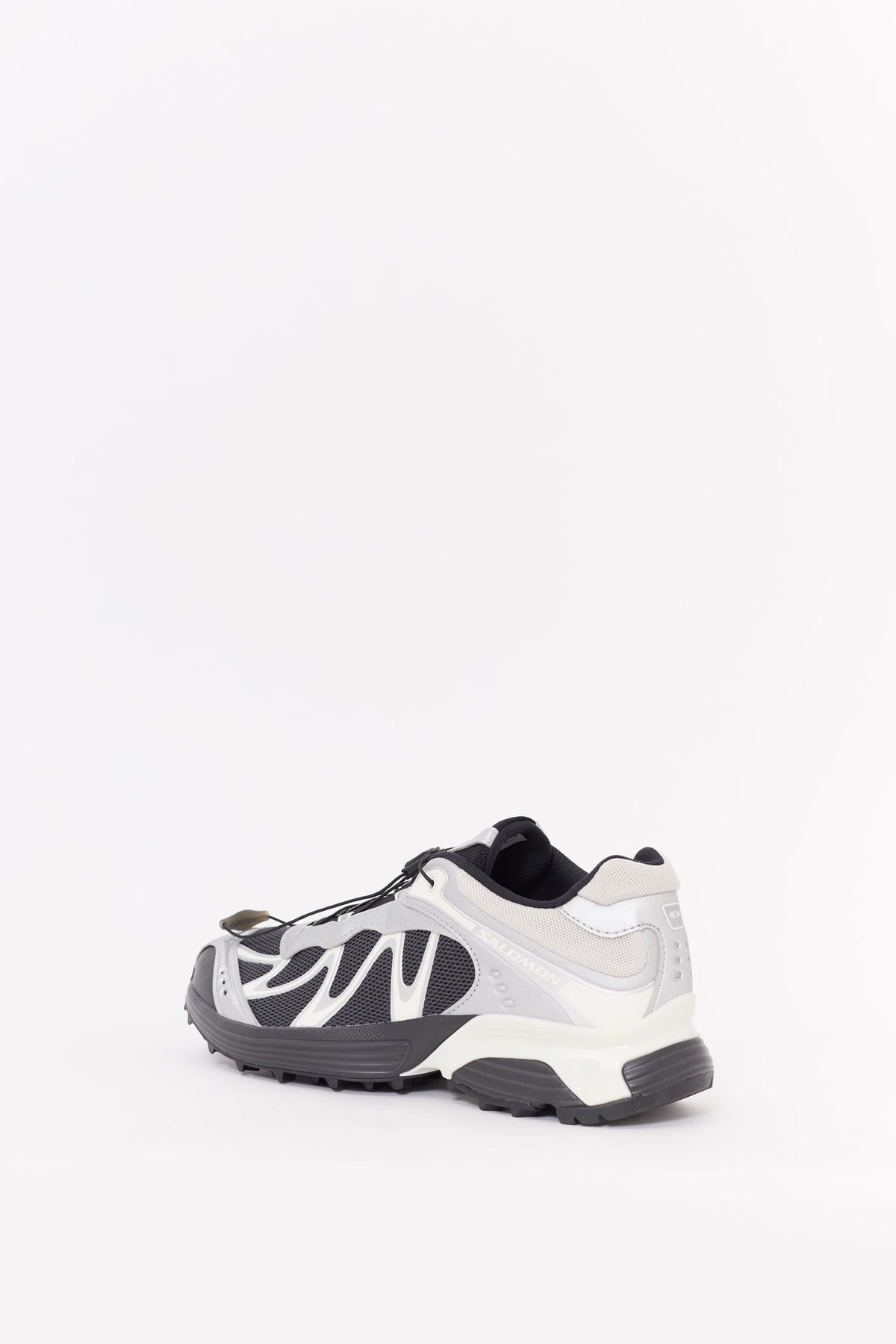 SALOMON BLACK SILVER XT WHISPER SNEAKERS