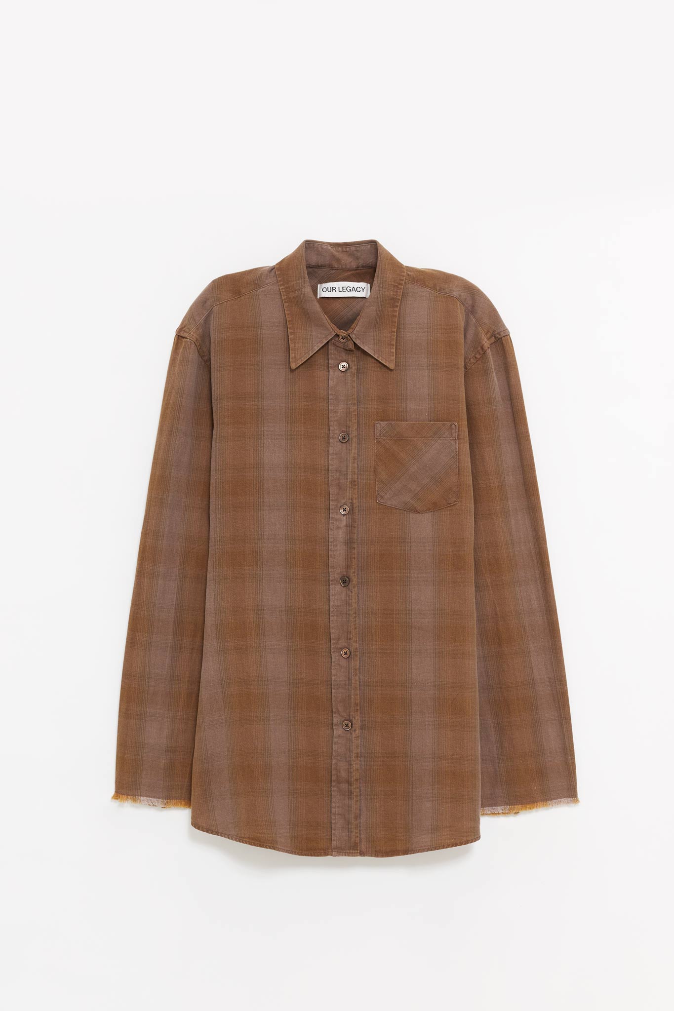 OUR LEGACY DAKOTA FLANNEL CHECK DAISY SHIRT