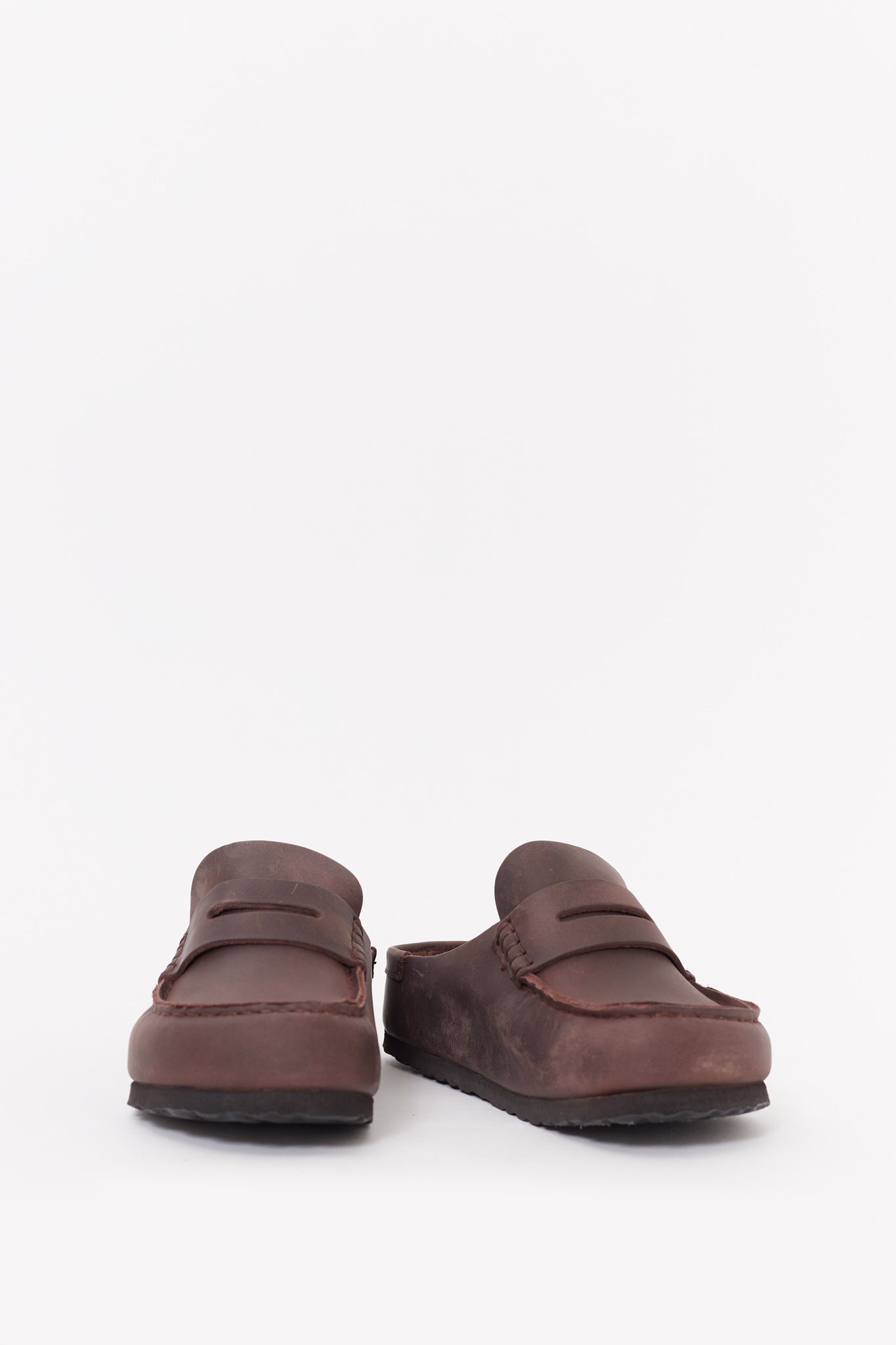 BIRKENSTOCK HABANA NAPLES NARROW WRAPPED OILED LEATHER CLOG