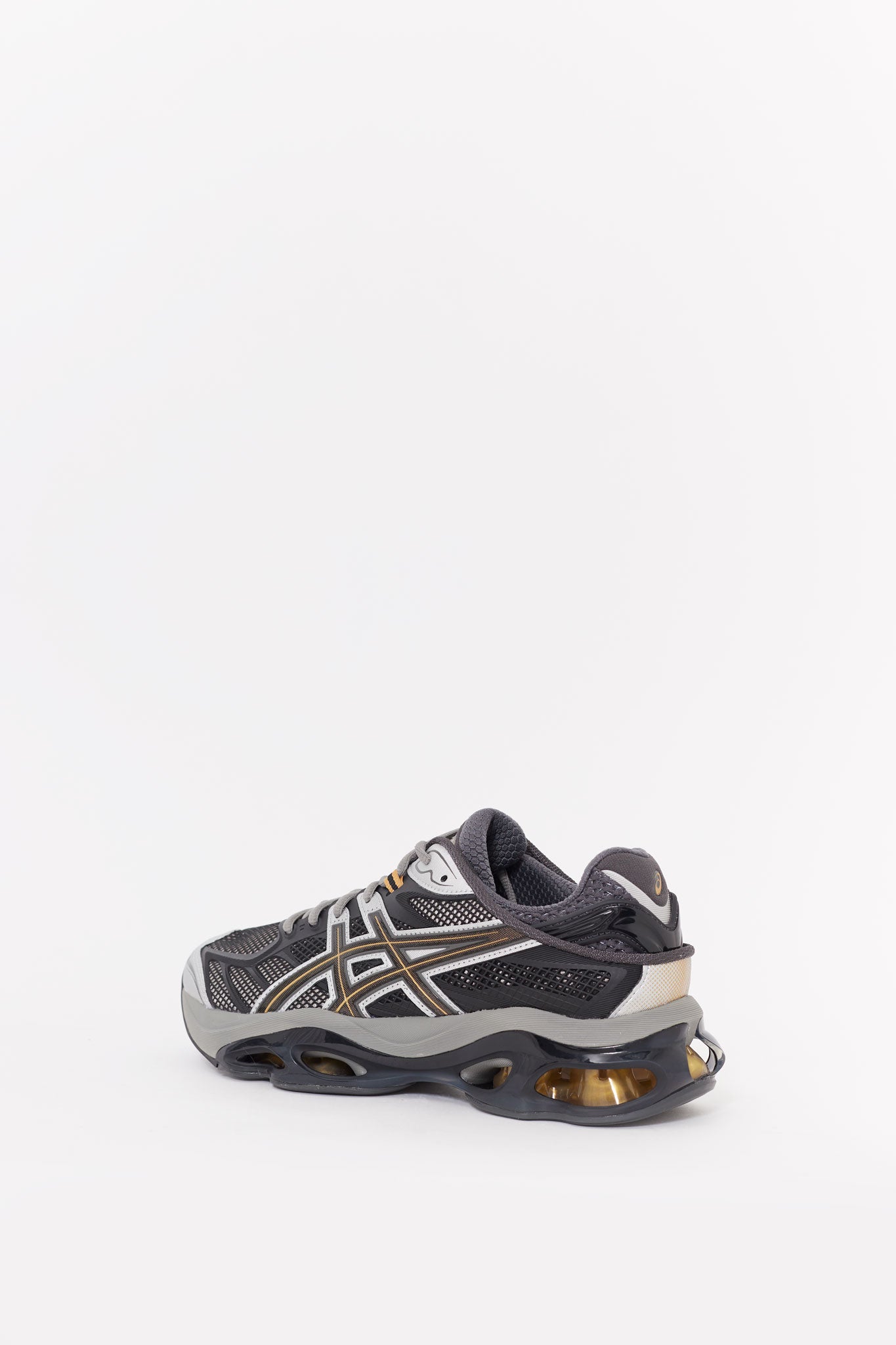 ASICS CLAY GREY BLACK GEL KINETIC 20 SNEAKERS