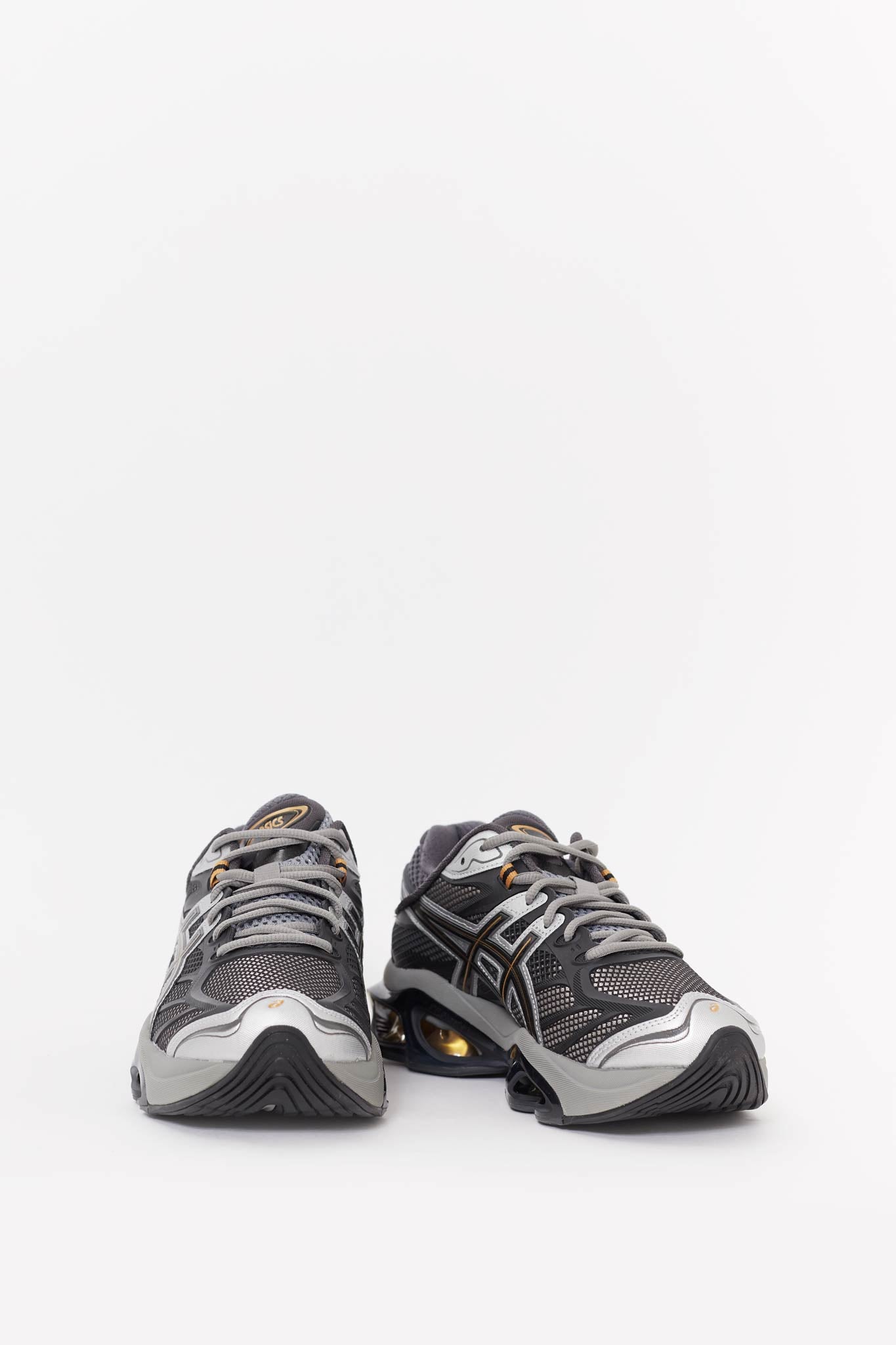 ASICS CLAY GREY BLACK GEL KINETIC 20 SNEAKERS