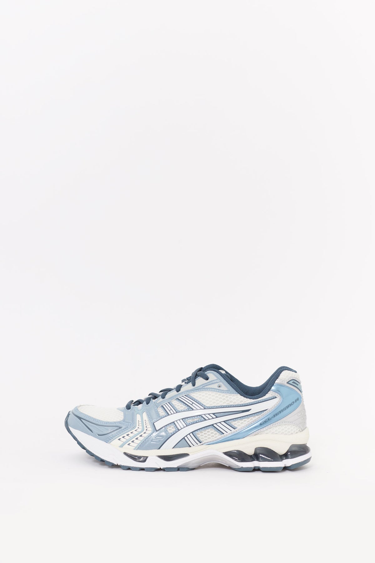 ASICS CREAM RAW INDIGO GEL KAYANO 14 SNEAKERS