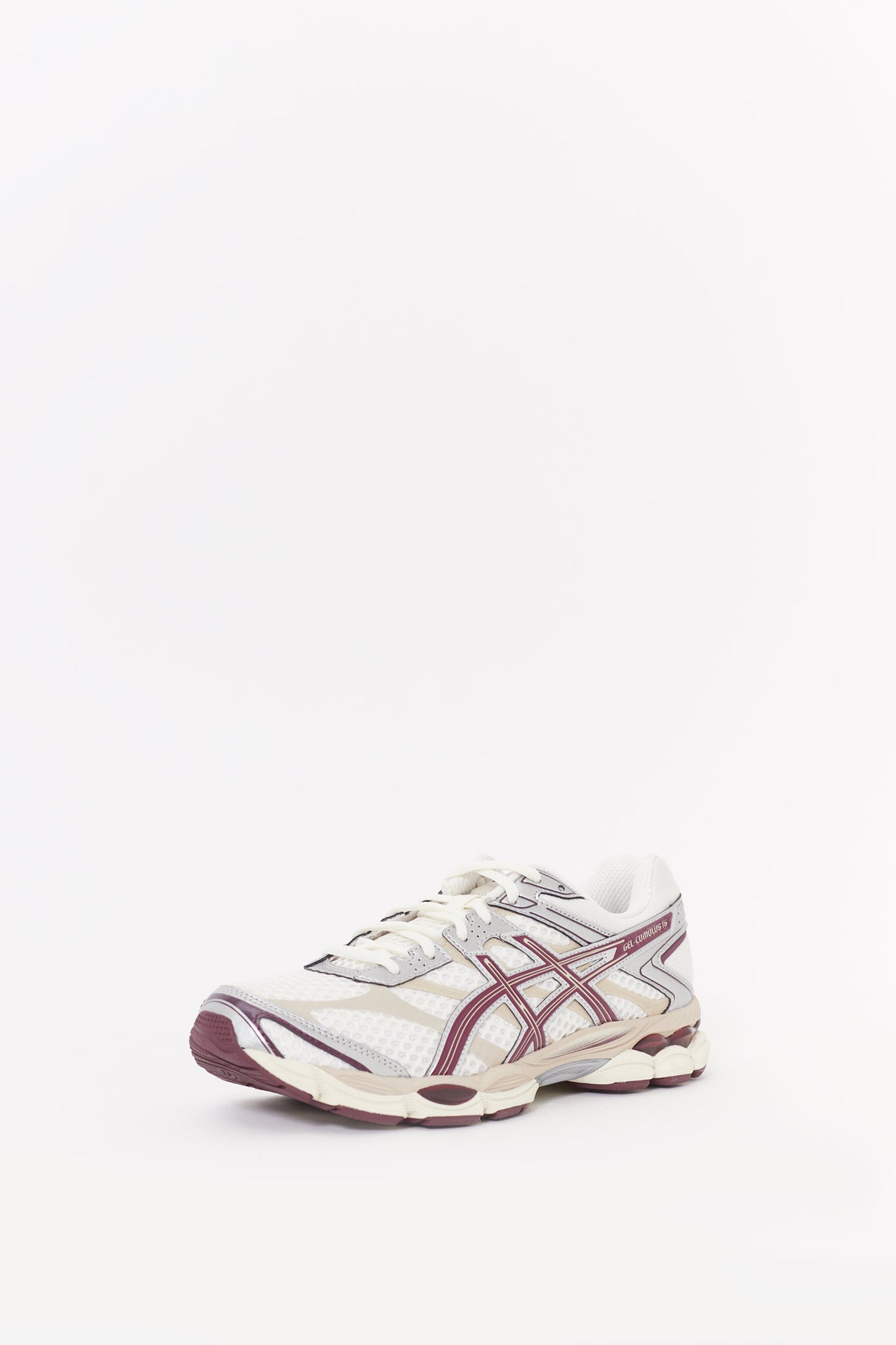 ASICS CREAM BENIIMO PURPLE GEL CUMULUS 16 SNEAKERS