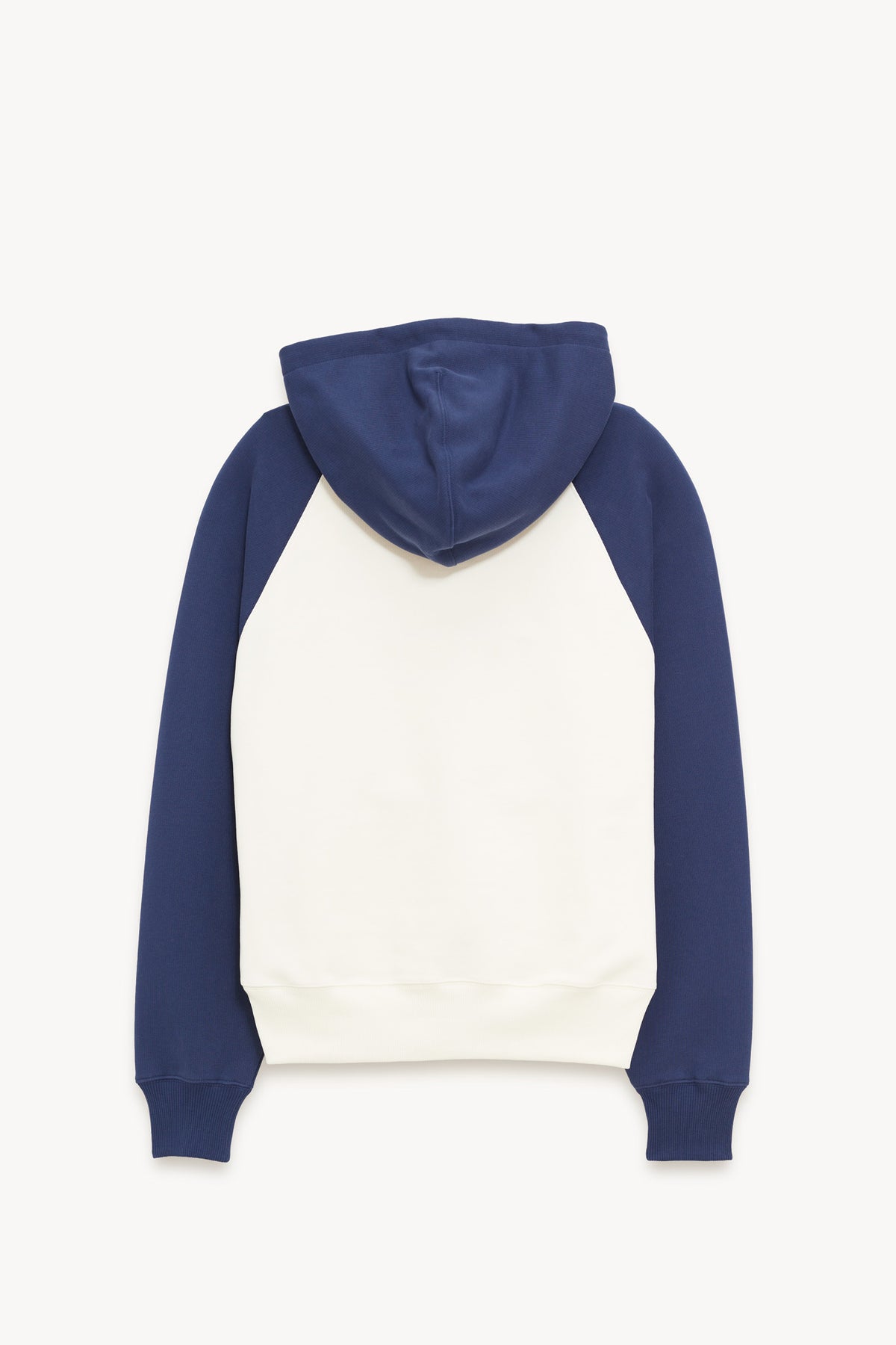 AMI BLANC CREME ENCRE BOXY FIT HOODIE