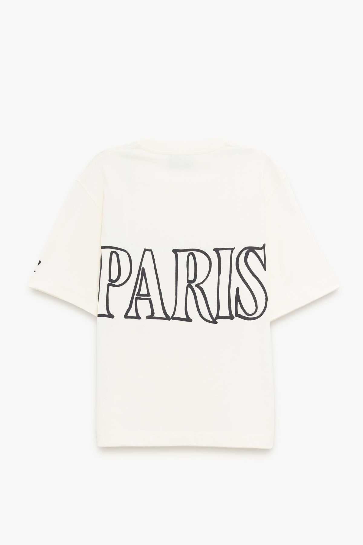 AMI BLANC CREME BOXY FIT T SHIRT