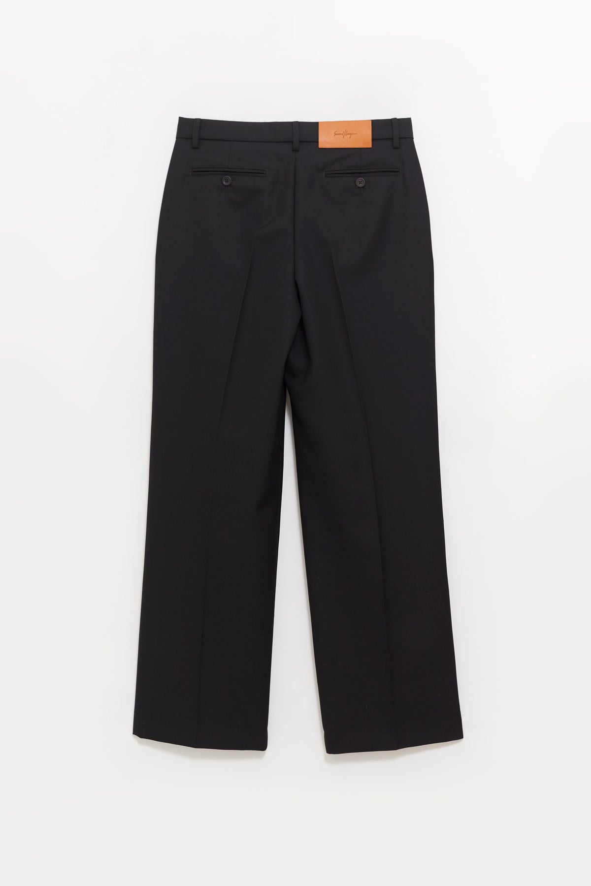 SECOND LAYER BLACK RELAXED PRIMO TROUSER