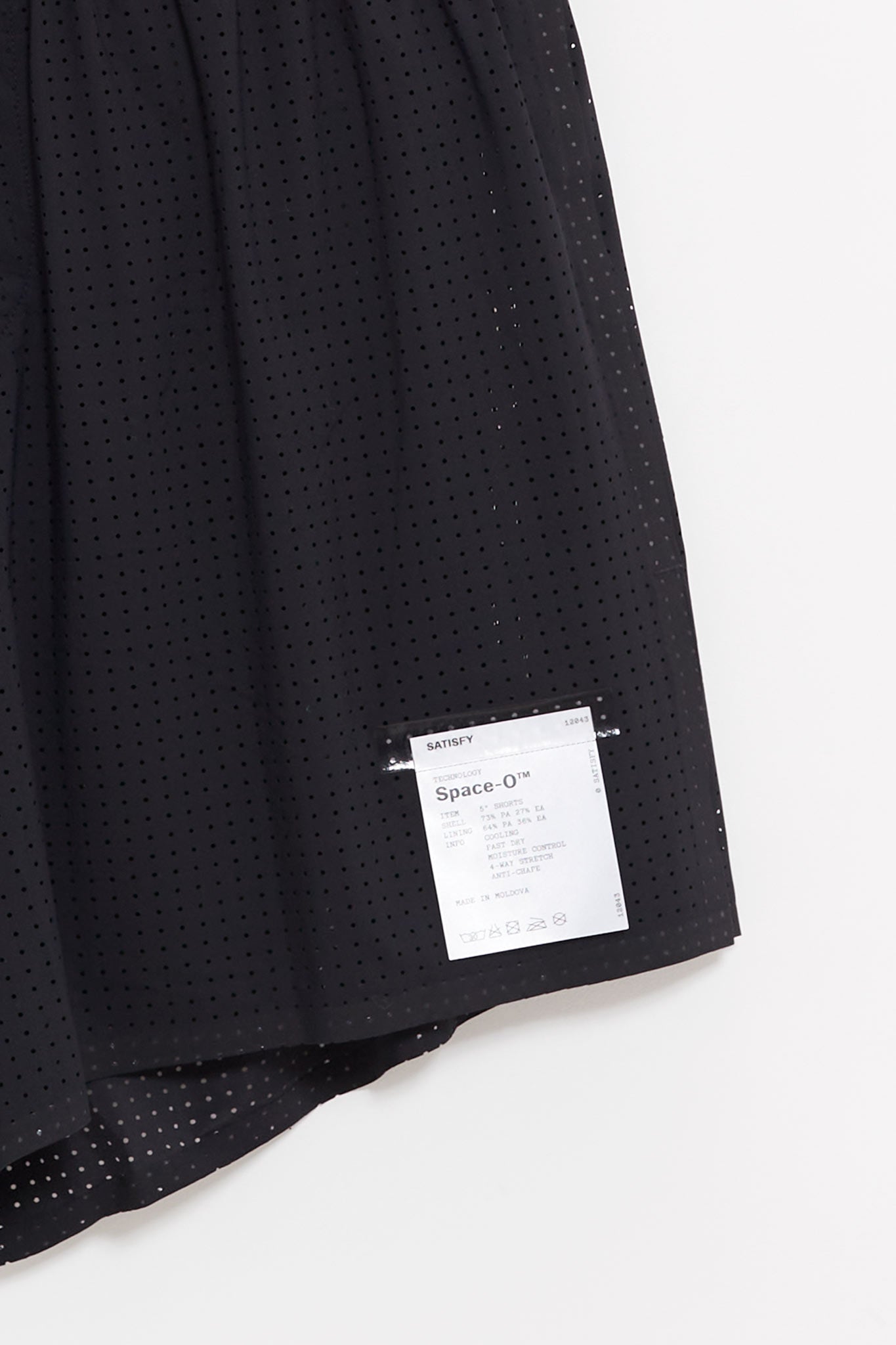SATISFY BLACK SPACE O 5 SHORTS