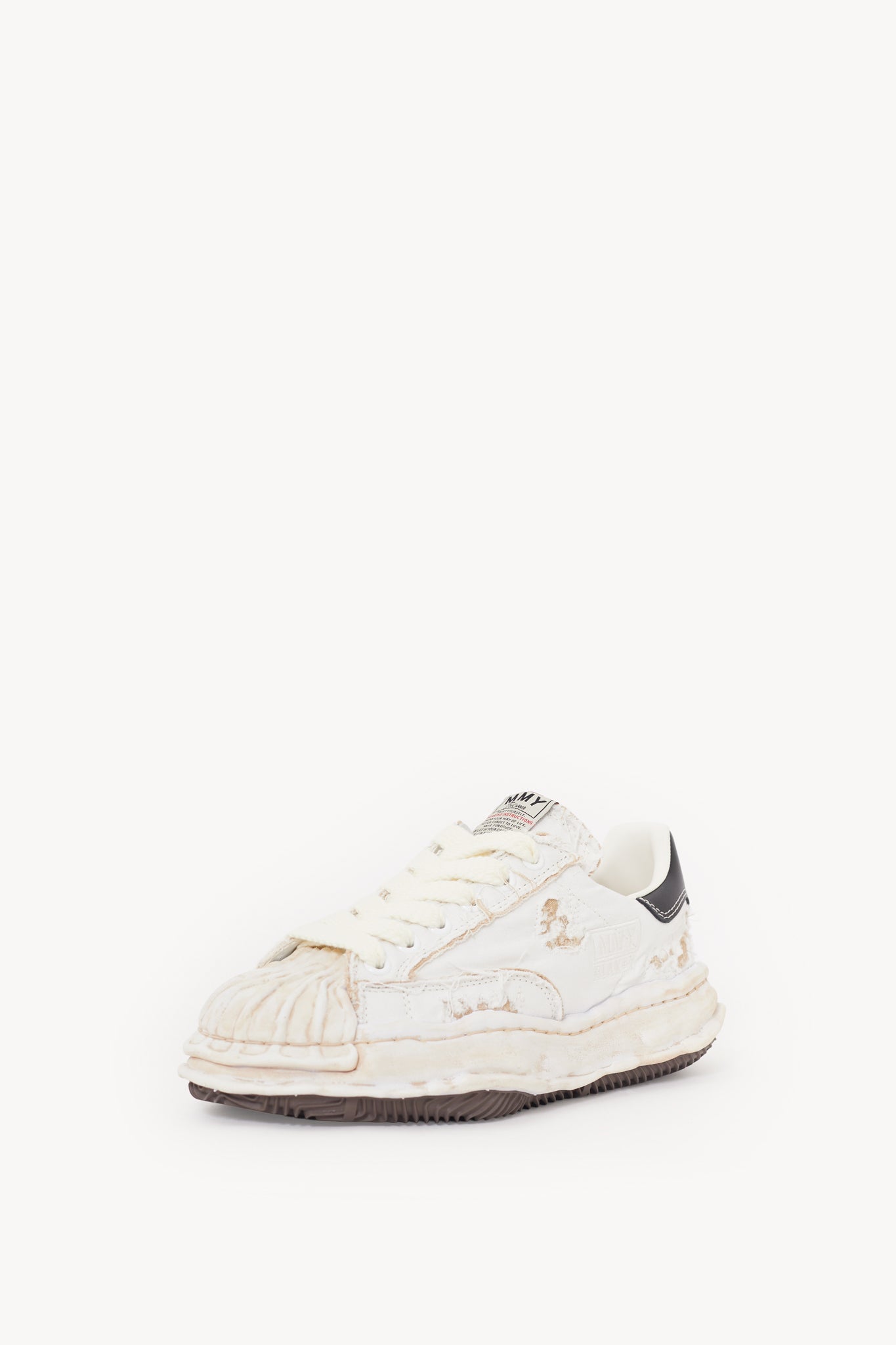 MAISON MIHARA YASUHIRO VINTAGE WHITE BLAKEY SNEAKERS
