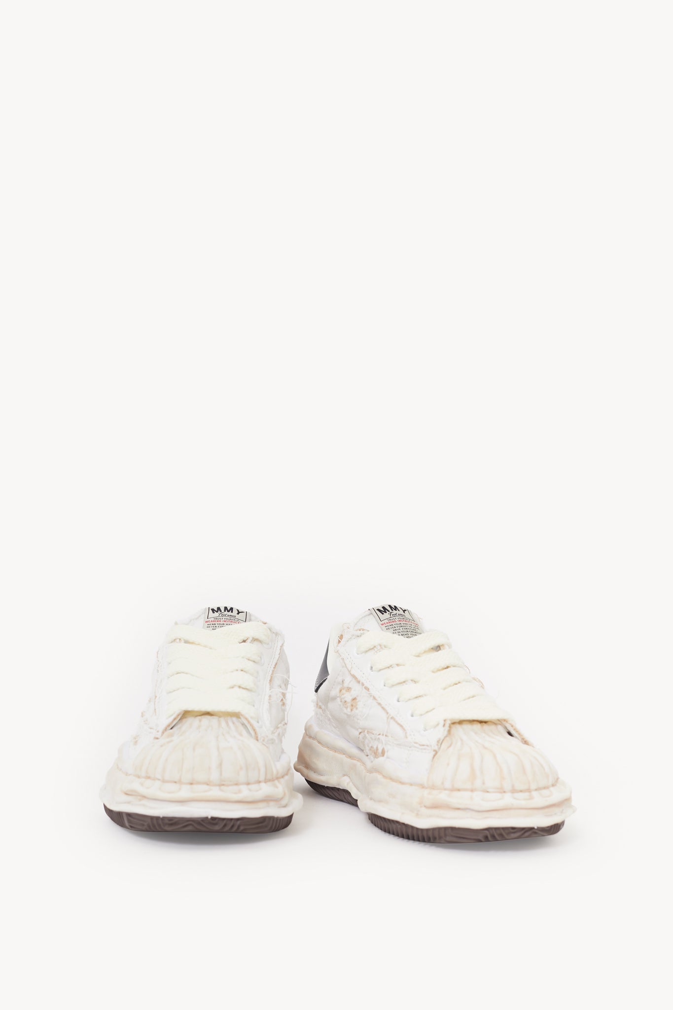 MAISON MIHARA YASUHIRO VINTAGE WHITE BLAKEY SNEAKERS