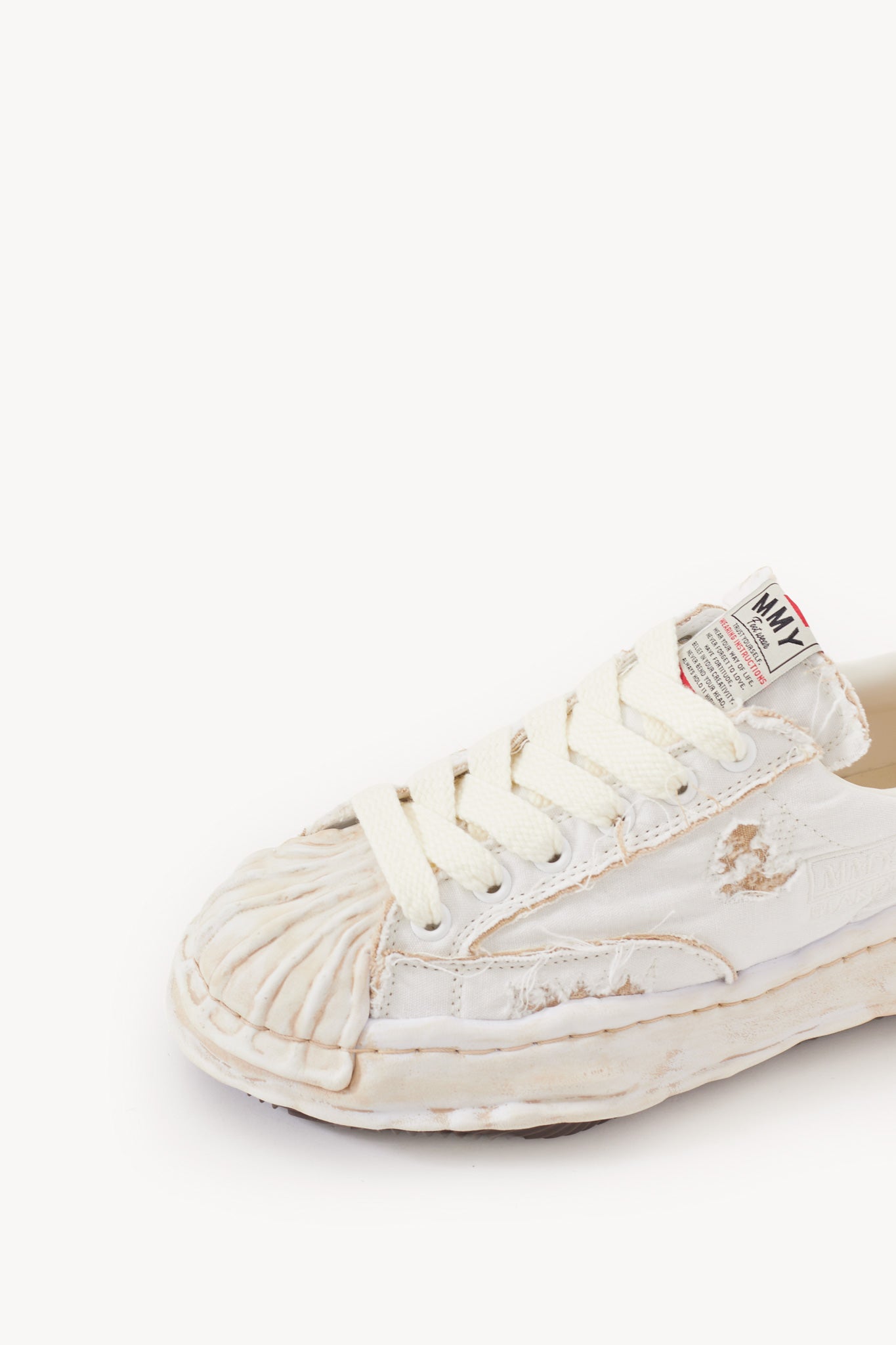 MAISON MIHARA YASUHIRO VINTAGE WHITE BLAKEY SNEAKERS