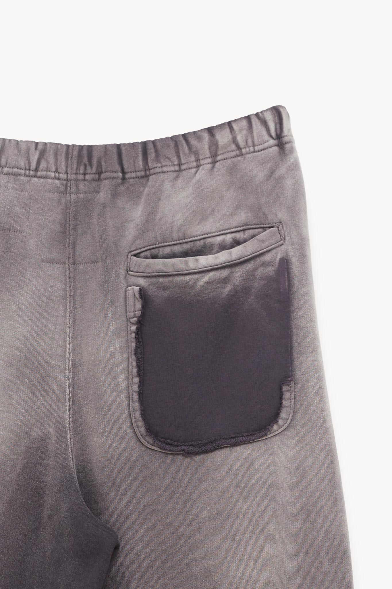 MAISON MIHARA YASUHIRO BLACK SUN FADED PANTS