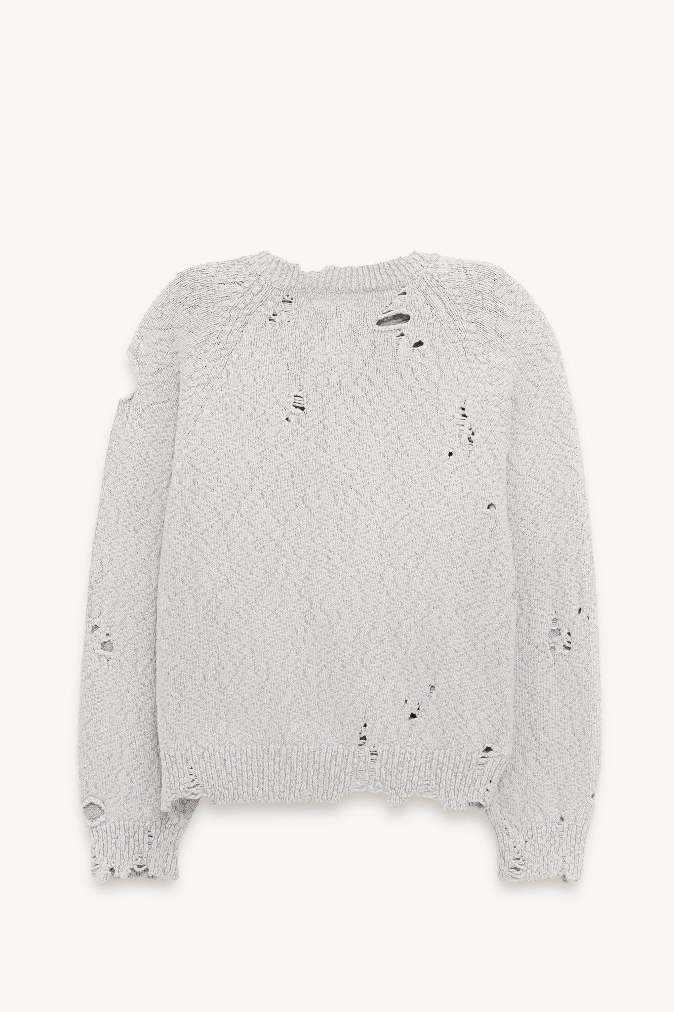 MAISON MIHARA YASUHIRO BEIGE SUN FADED KNIT PULLOVER