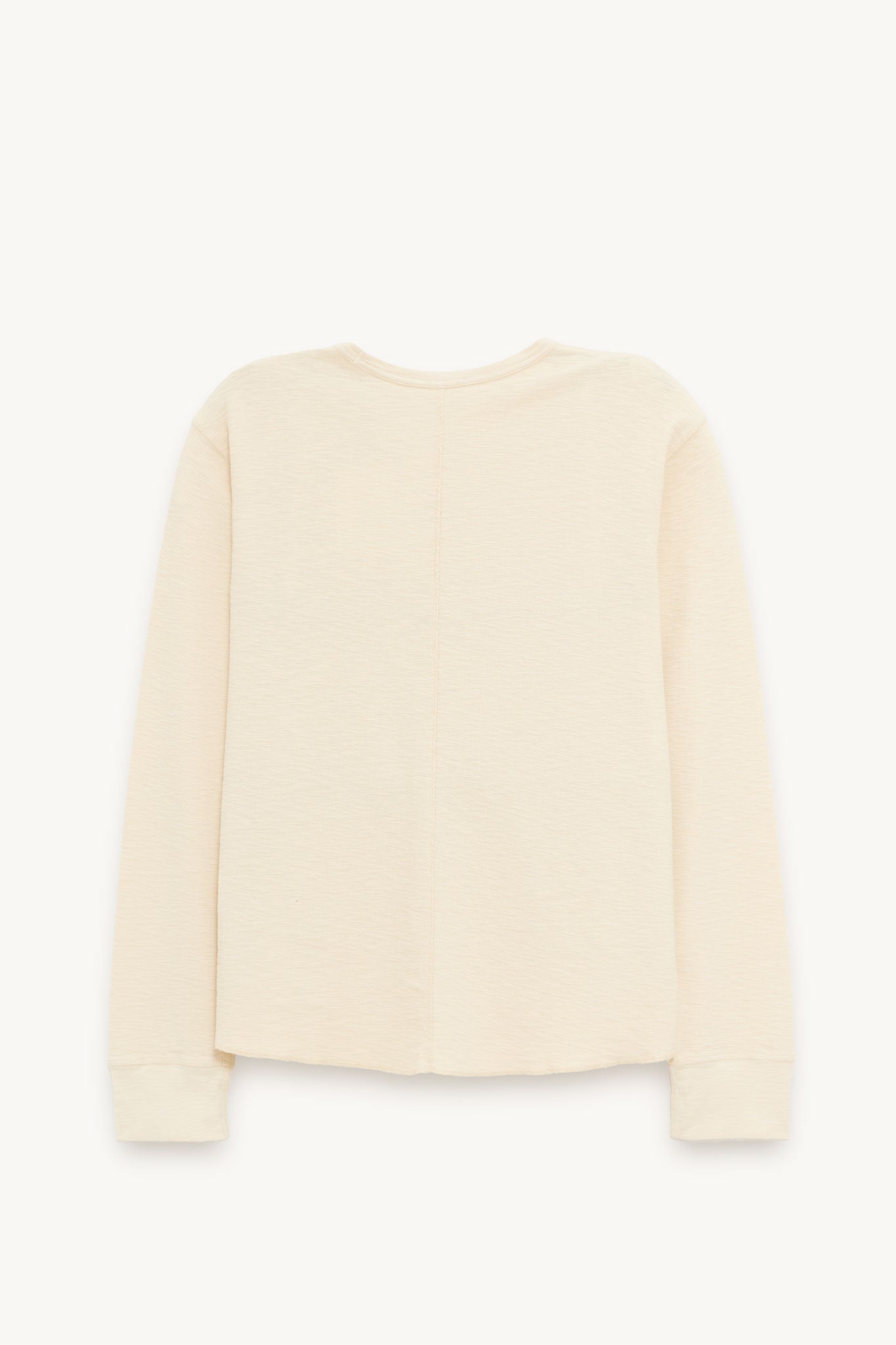SUNFLOWER BEIGE WAFFLE LS T SHIRT