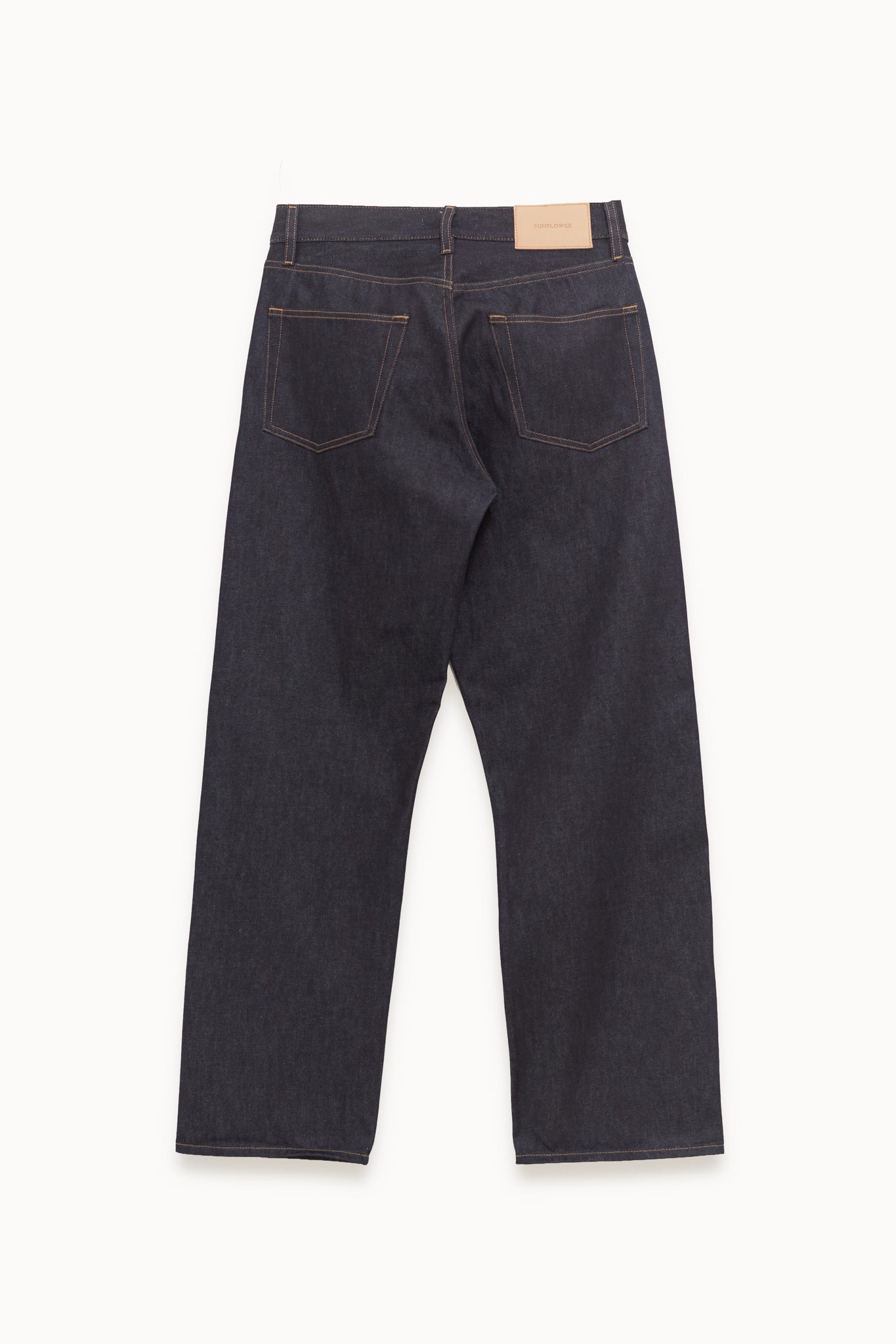 SUNFLOWER BLUE LOOSE RAW SELVEDGE DENIM